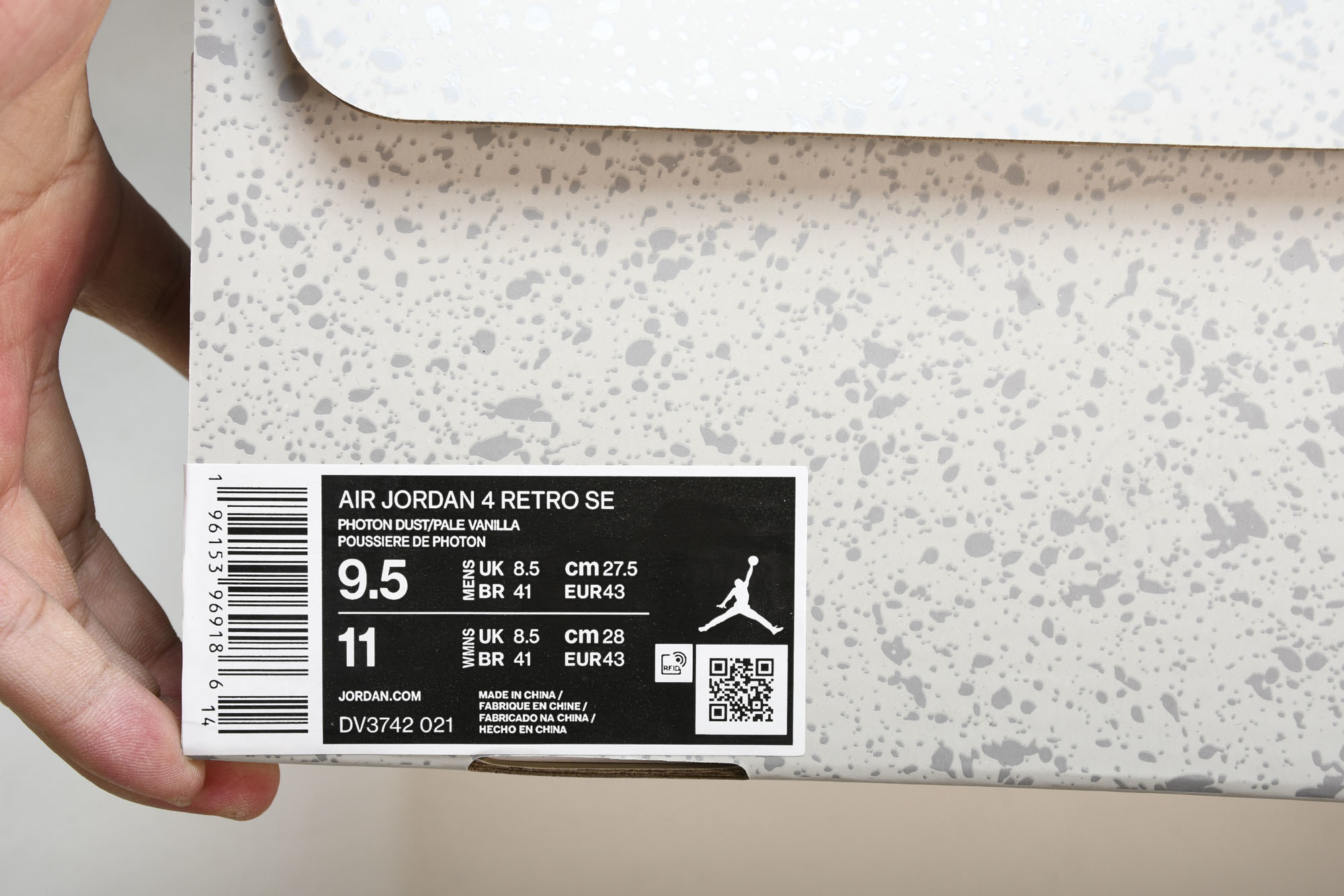 纯原原版 Air Jordan 4 SE“Craft”AJ4 灰兔子 DV3742-021 #YZ001-1 40 40 纯原原版 Air Jordan 4 SE“Craft”AJ4 灰兔子 DV3742-021 #YZ001-1 40 40