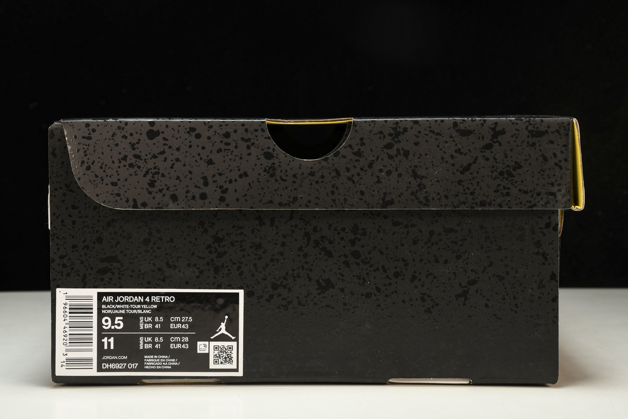 纯原原版 Air Jordan 4 Thunder2023 雷公 黑黄 DH6927-017 #YZ001-1 40 4 纯原原版 Air Jordan 4 Thunder2023 雷公 黑黄 DH6927-017 #YZ001-1 40 4