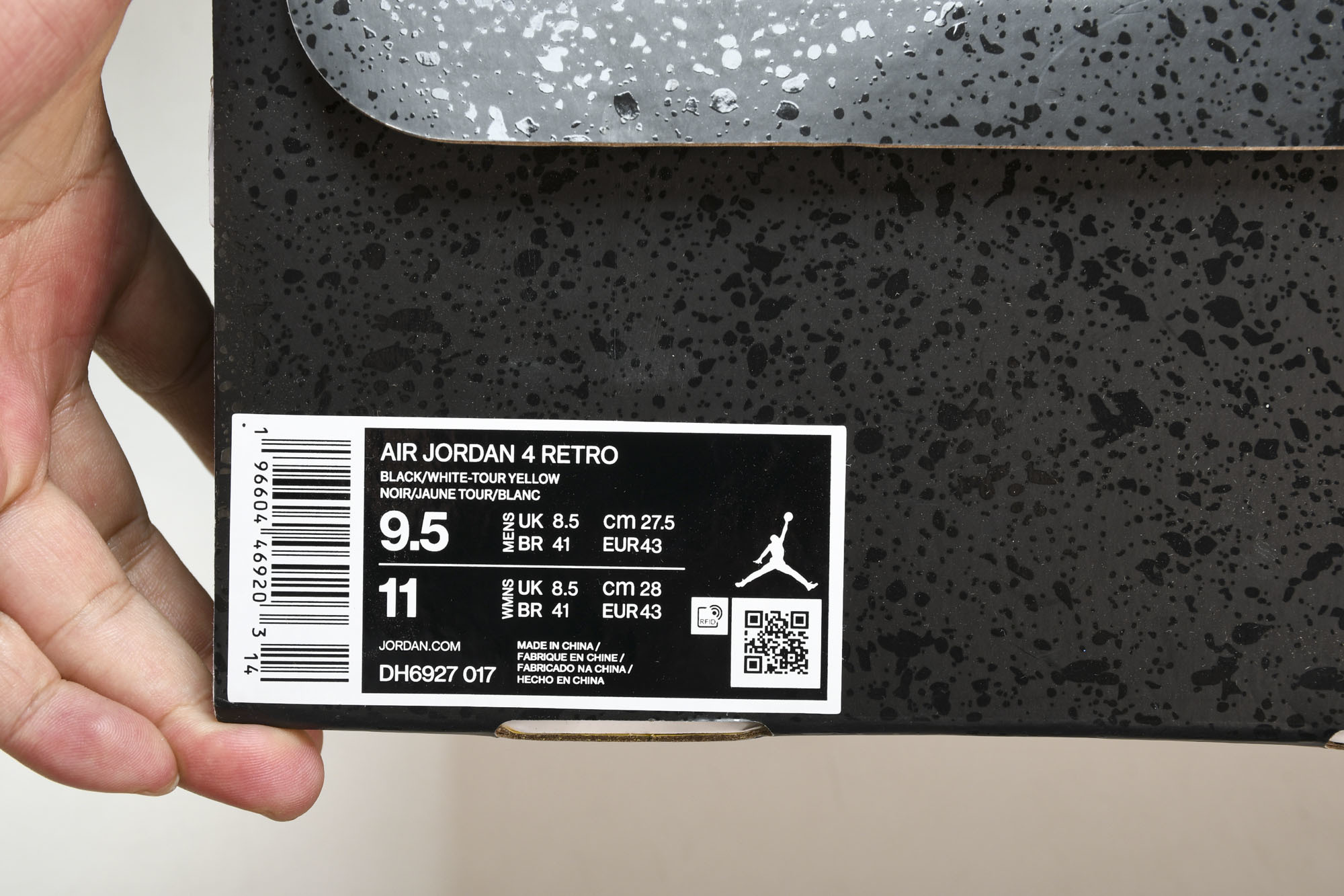 纯原原版 Air Jordan 4 Thunder2023 雷公 黑黄 DH6927-017 #YZ001-1 40 4 纯原原版 Air Jordan 4 Thunder2023 雷公 黑黄 DH6927-017 #YZ001-1 40 4
