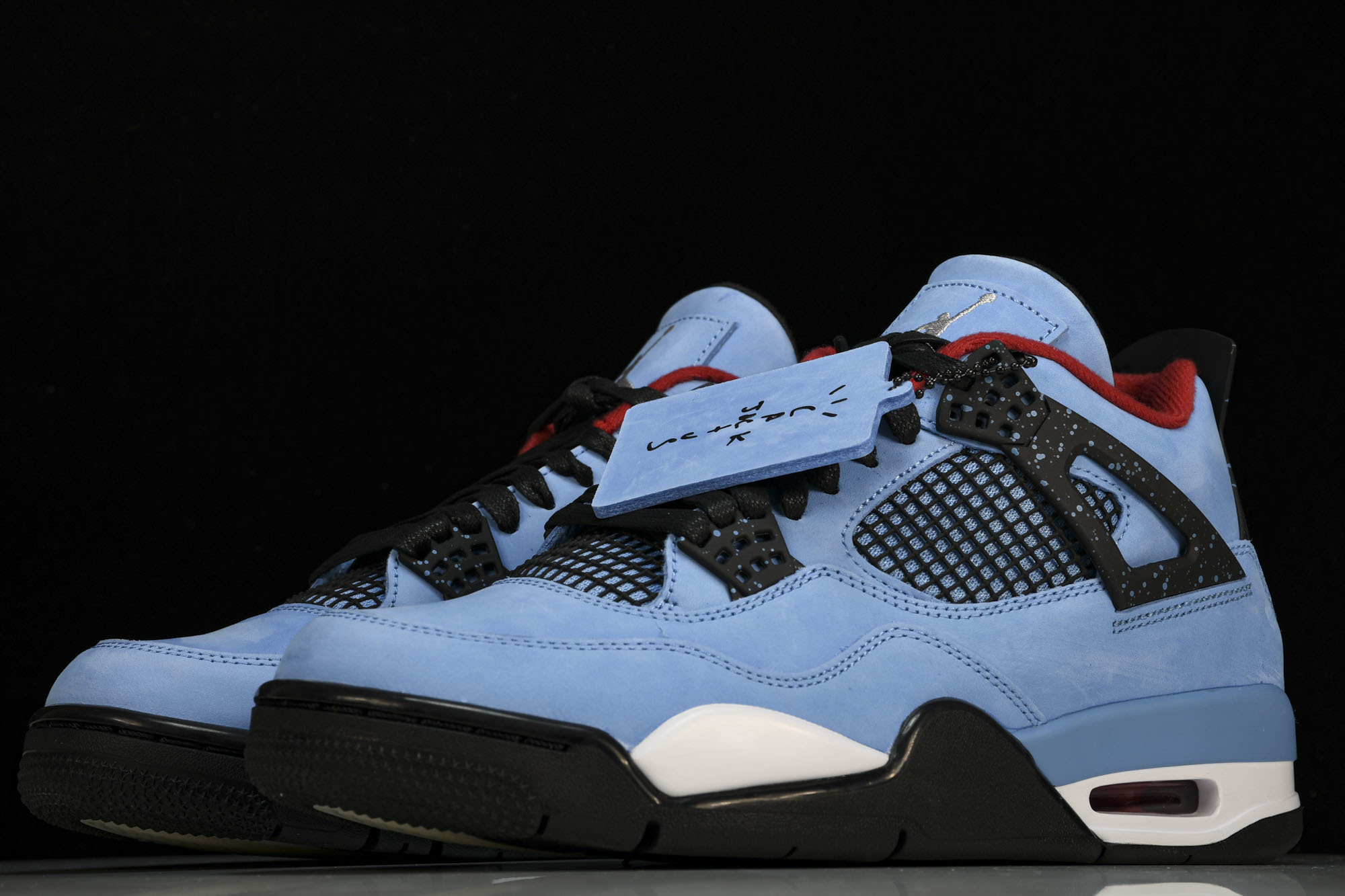 纯原原版 Air Jordan 4 x Travis Scott AJ4 TS联名蓝麂皮 -406 #YZ001-1 4 纯原原版 Air Jordan 4 x Travis Scott AJ4 TS联名蓝麂皮 -406 #YZ001-1 4