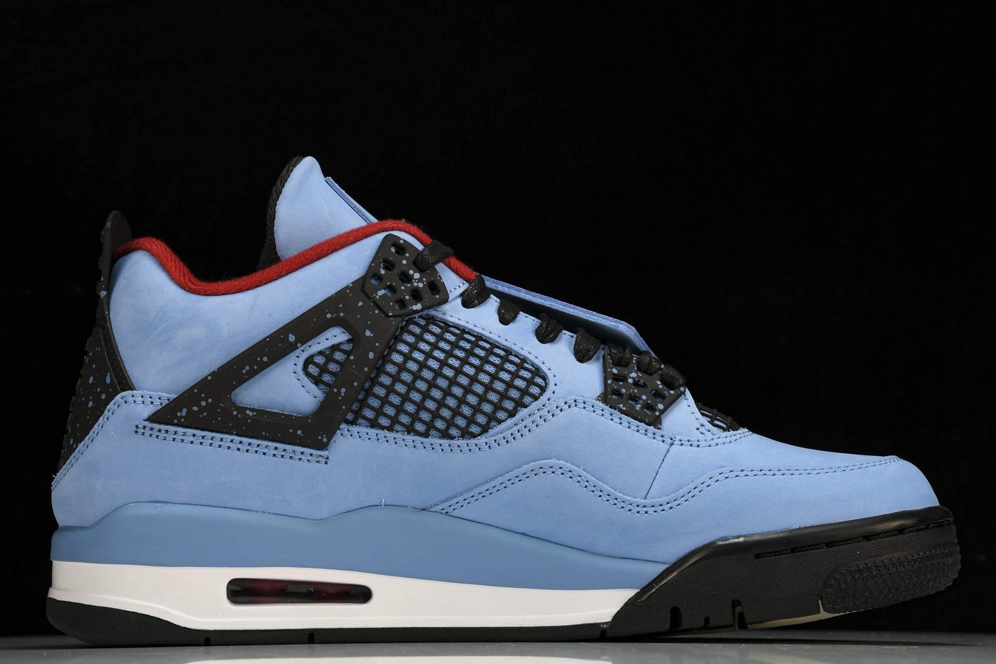 纯原原版 Air Jordan 4 x Travis Scott AJ4 TS联名蓝麂皮 -406 #YZ001-1 4 纯原原版 Air Jordan 4 x Travis Scott AJ4 TS联名蓝麂皮 -406 #YZ001-1 4