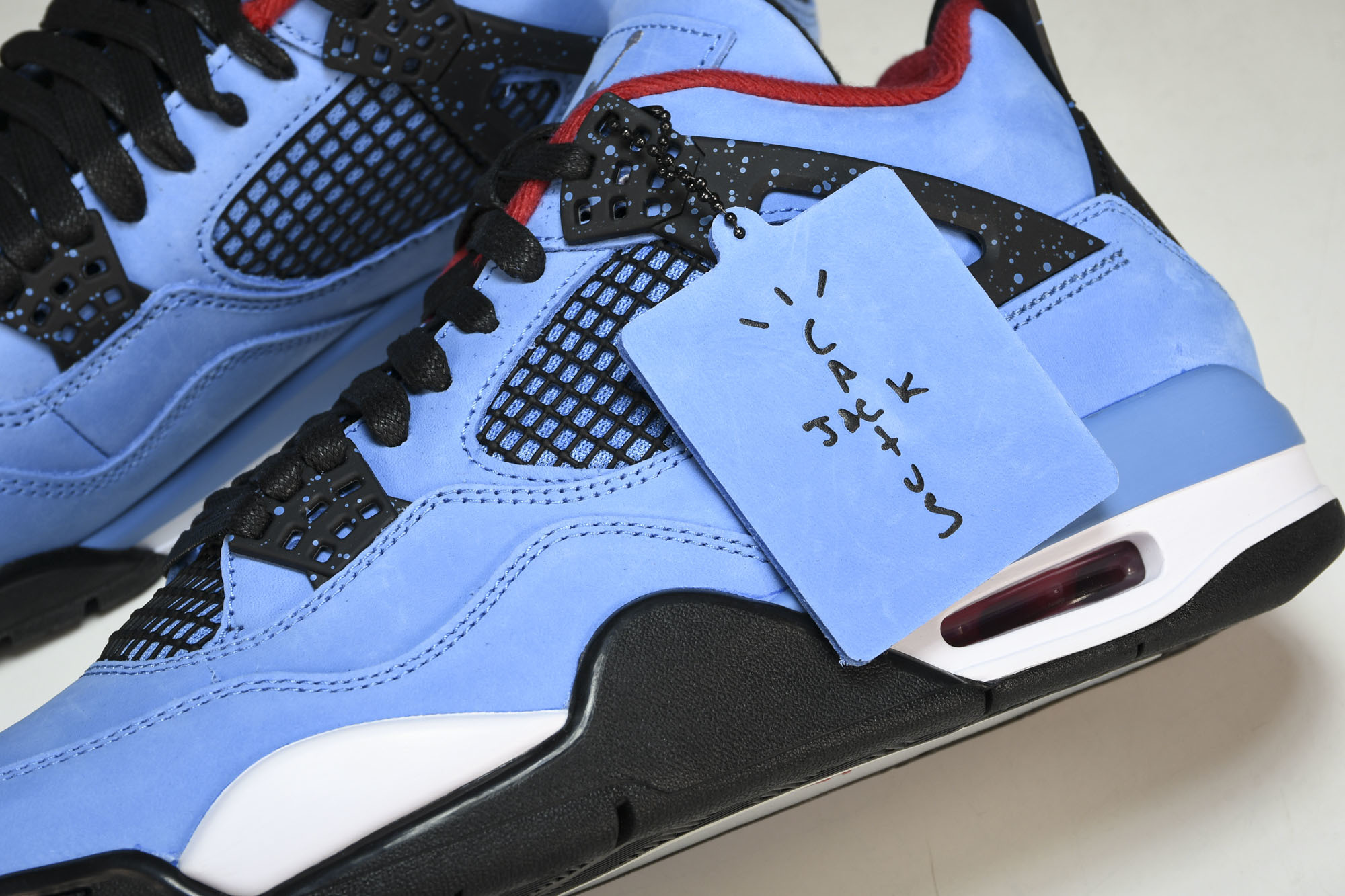 纯原原版 Air Jordan 4 x Travis Scott AJ4 TS联名蓝麂皮 -406 #YZ001-1 4 纯原原版 Air Jordan 4 x Travis Scott AJ4 TS联名蓝麂皮 -406 #YZ001-1 4