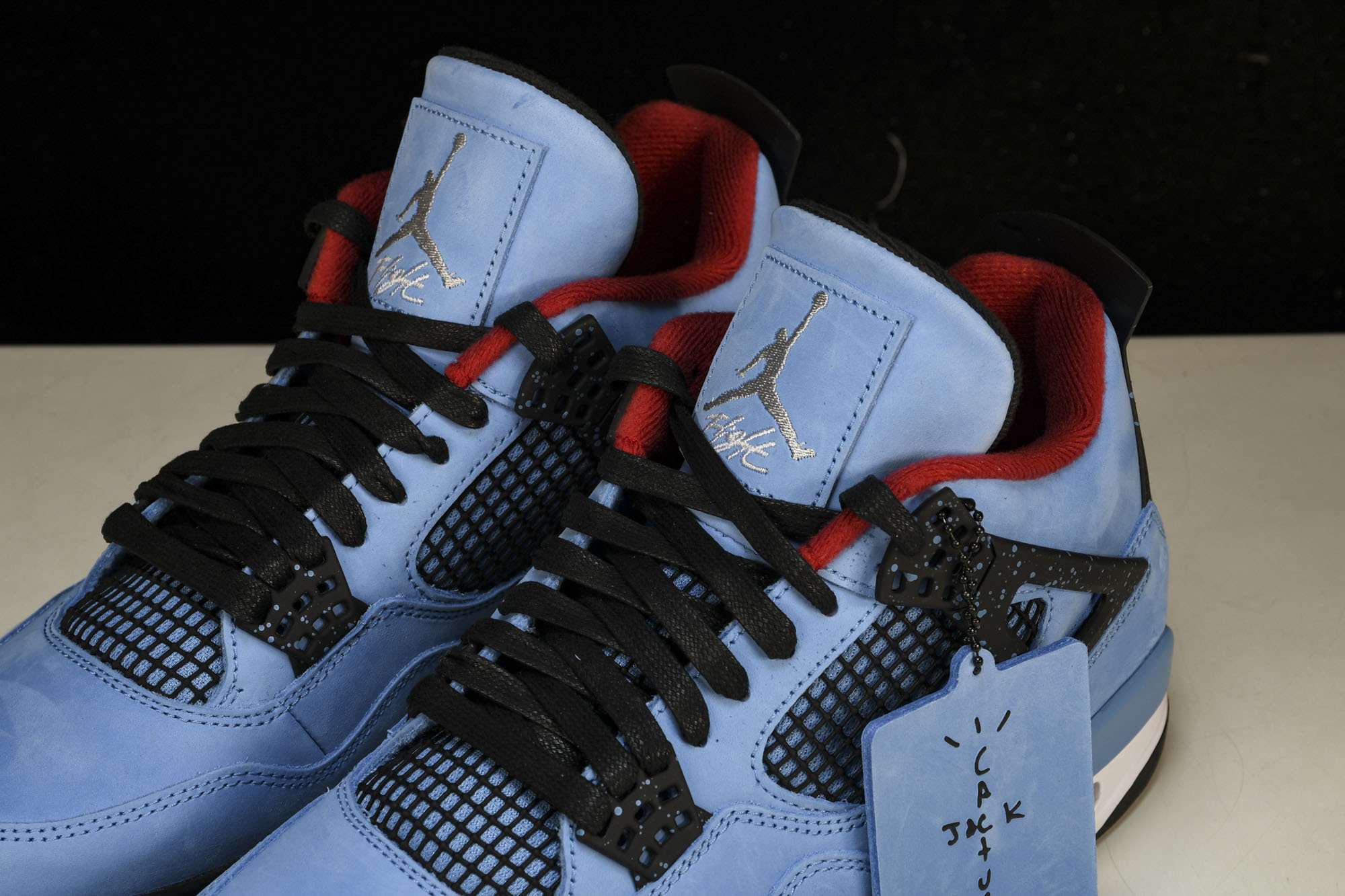 纯原原版 Air Jordan 4 x Travis Scott AJ4 TS联名蓝麂皮 -406 #YZ001-1 4 纯原原版 Air Jordan 4 x Travis Scott AJ4 TS联名蓝麂皮 -406 #YZ001-1 4