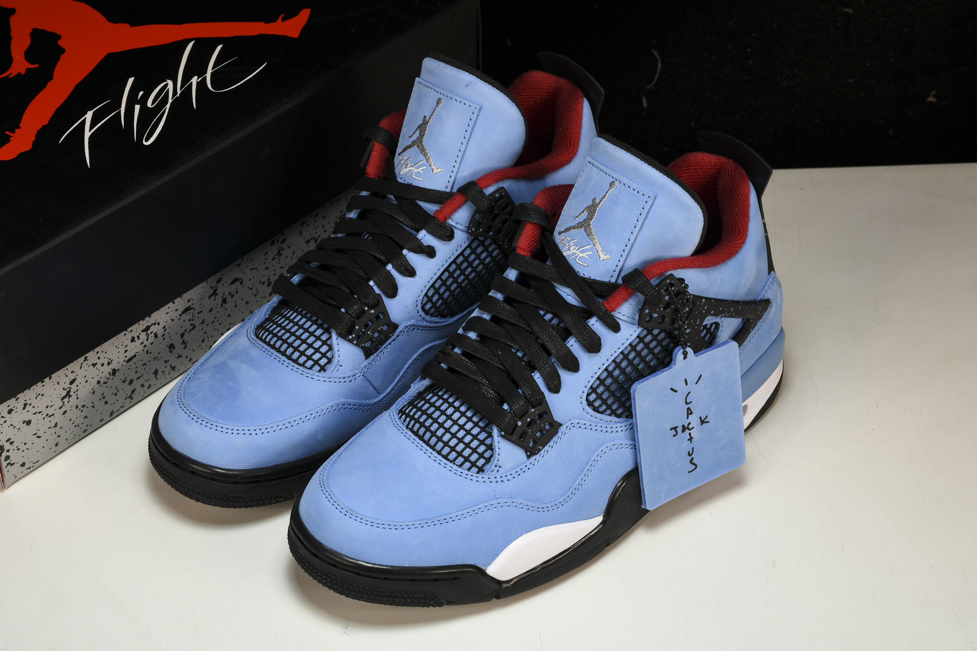 纯原原版 Air Jordan 4 x Travis Scott AJ4 TS联名蓝麂皮 -406 #YZ001-1 4 纯原原版 Air Jordan 4 x Travis Scott AJ4 TS联名蓝麂皮 -406 #YZ001-1 4