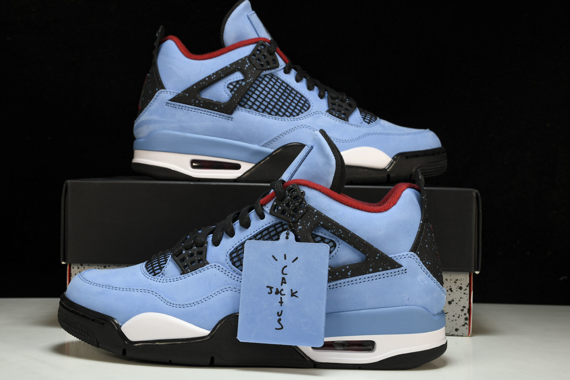 纯原原版 Air Jordan 4 x Travis Scott AJ4 TS联名蓝麂皮 -406 #YZ001-1 4 纯原原版 Air Jordan 4 x Travis Scott AJ4 TS联名蓝麂皮 -406 #YZ001-1 4