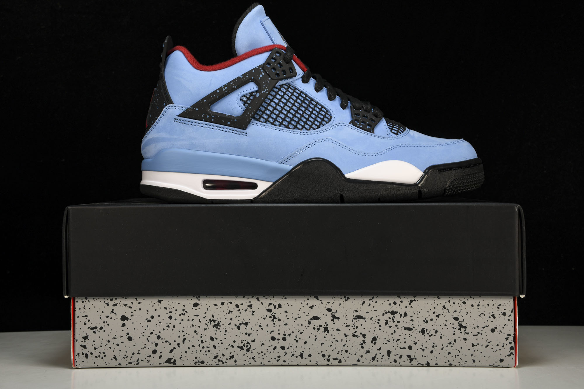 纯原原版 Air Jordan 4 x Travis Scott AJ4 TS联名蓝麂皮 -406 #YZ001-1 4 纯原原版 Air Jordan 4 x Travis Scott AJ4 TS联名蓝麂皮 -406 #YZ001-1 4