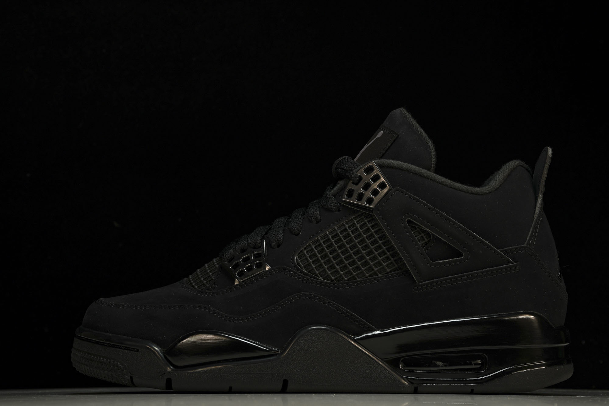 纯原原版 Air Jordan 4 “Black Cat”黑猫 CU1110-010 #YZ001-1 40 40.5 