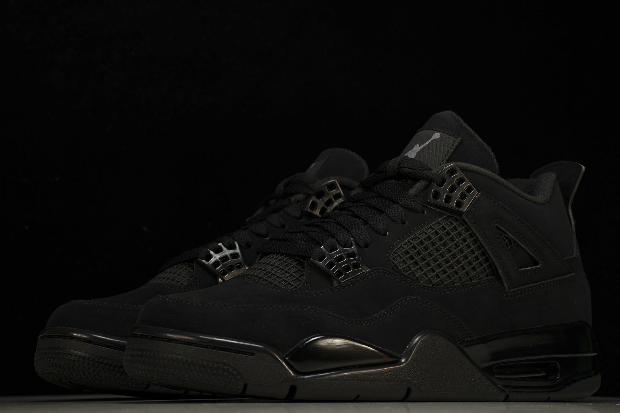 纯原原版 Air Jordan 4 “Black Cat”黑猫 CU1110-010 #YZ001-1 40 40.5 