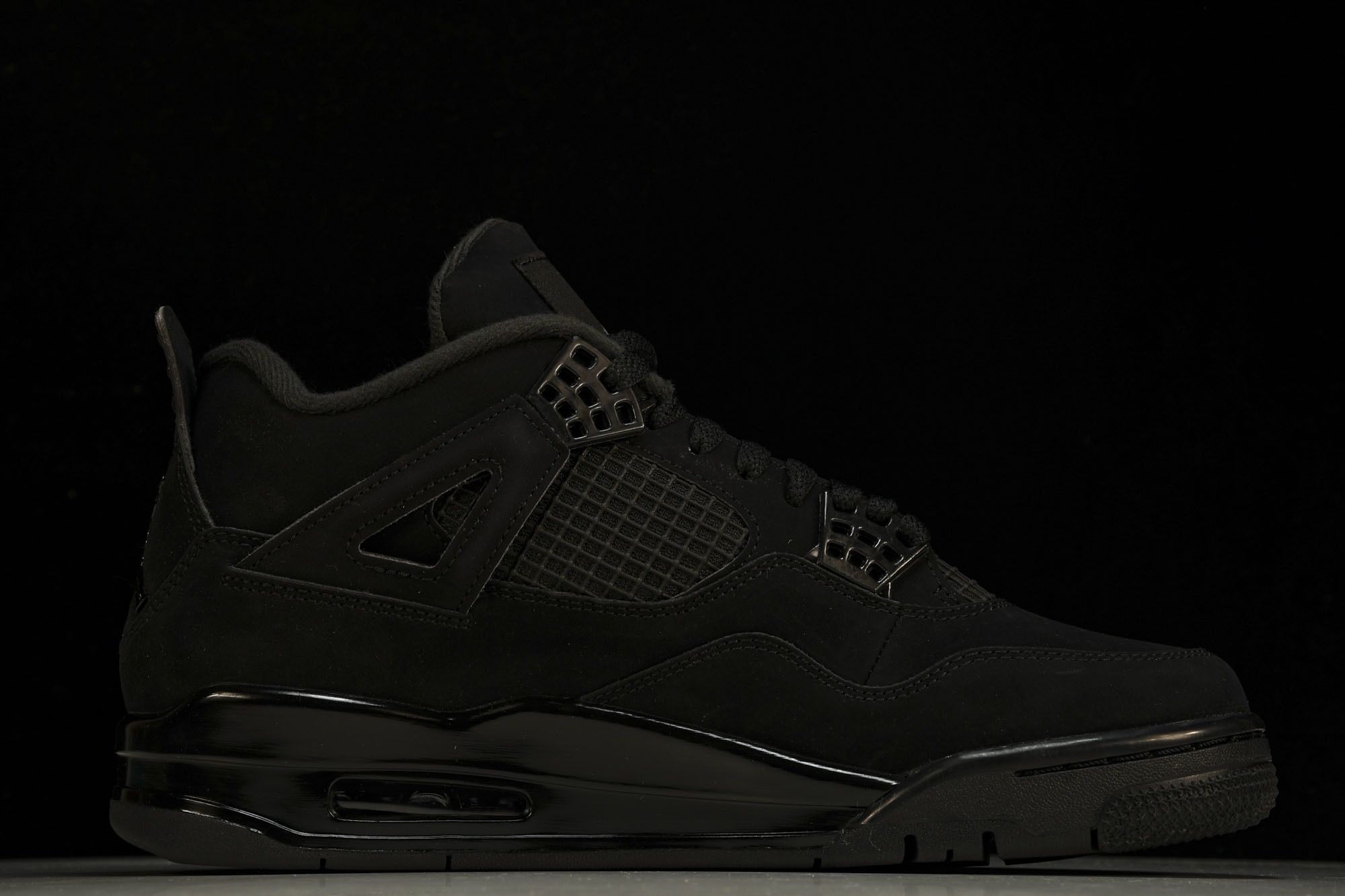 纯原原版 Air Jordan 4 “Black Cat”黑猫 CU1110-010 #YZ001-1 40 40.5 