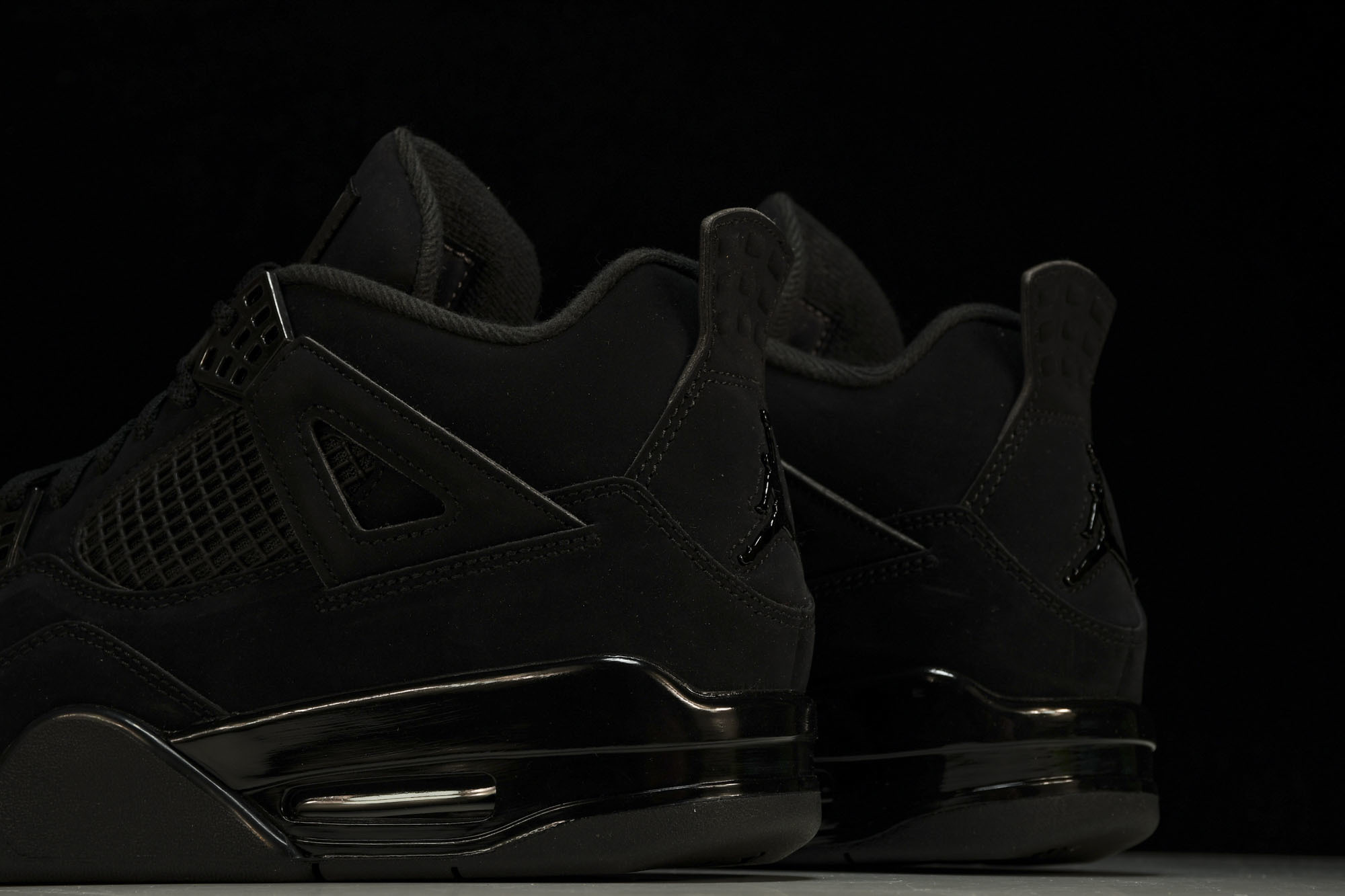 纯原原版 Air Jordan 4 “Black Cat”黑猫 CU1110-010 #YZ001-1 40 40.5 