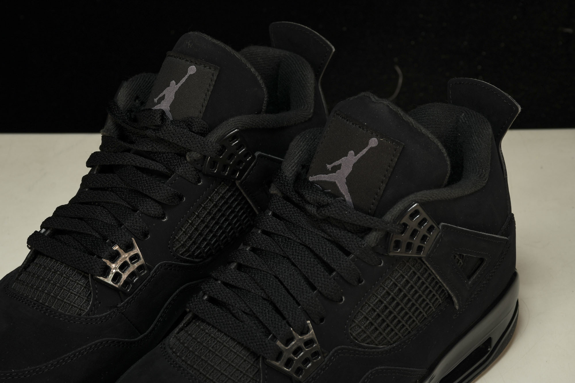 纯原原版 Air Jordan 4 “Black Cat”黑猫 CU1110-010 #YZ001-1 40 40.5 