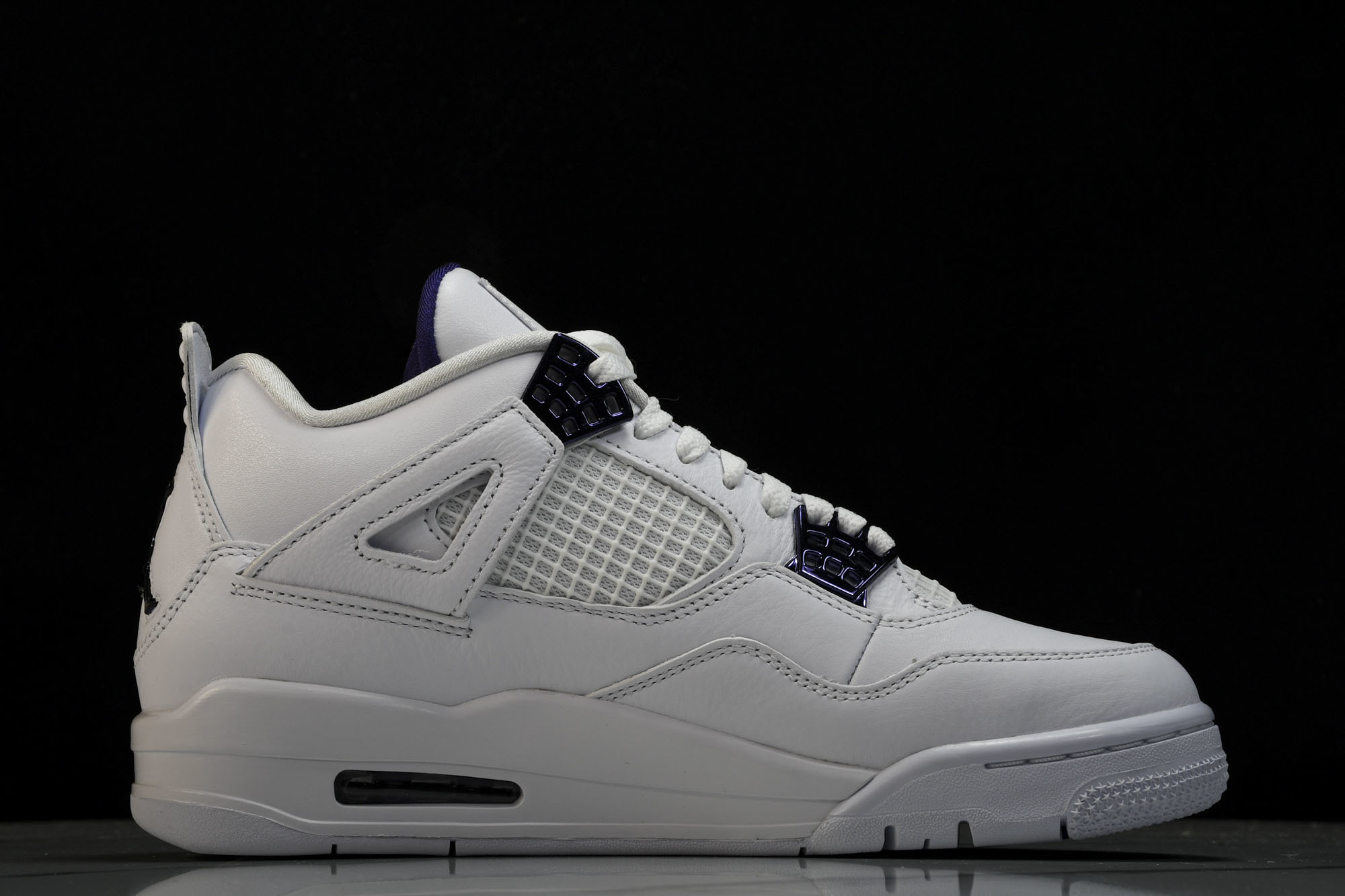 纯原原版 Air Jordan 4 “Metallic Pack” AJ4 白紫金属扣 篮球鞋CT8527-115 #Y 纯原原版 Air Jordan 4 “Metallic Pack” AJ4 白紫金属扣 篮球鞋CT8527-115 #Y