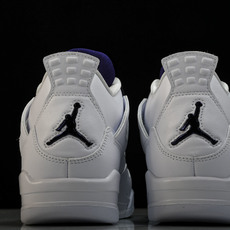 纯原原版 Air Jordan 4 “Metallic Pack” AJ4 白紫金属扣 篮球鞋CT8527-115 #Y 纯原原版 Air Jordan 4 “Metallic Pack” AJ4 白紫金属扣 篮球鞋CT8527-115 #Y