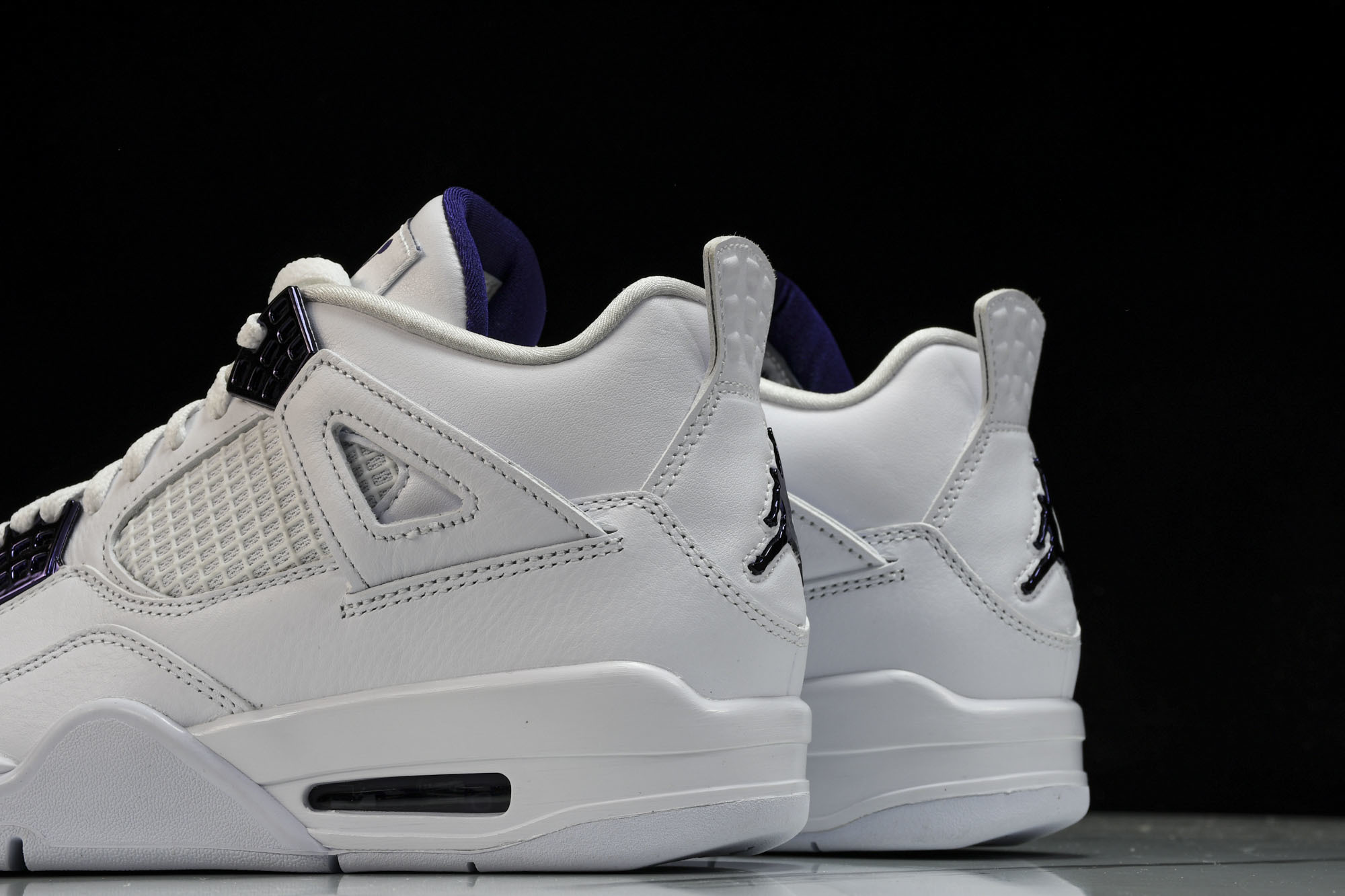 纯原原版 Air Jordan 4 “Metallic Pack” AJ4 白紫金属扣 篮球鞋CT8527-115 #Y 纯原原版 Air Jordan 4 “Metallic Pack” AJ4 白紫金属扣 篮球鞋CT8527-115 #Y