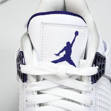 纯原原版 Air Jordan 4 “Metallic Pack” AJ4 白紫金属扣 篮球鞋CT8527-115 #Y 纯原原版 Air Jordan 4 “Metallic Pack” AJ4 白紫金属扣 篮球鞋CT8527-115 #Y