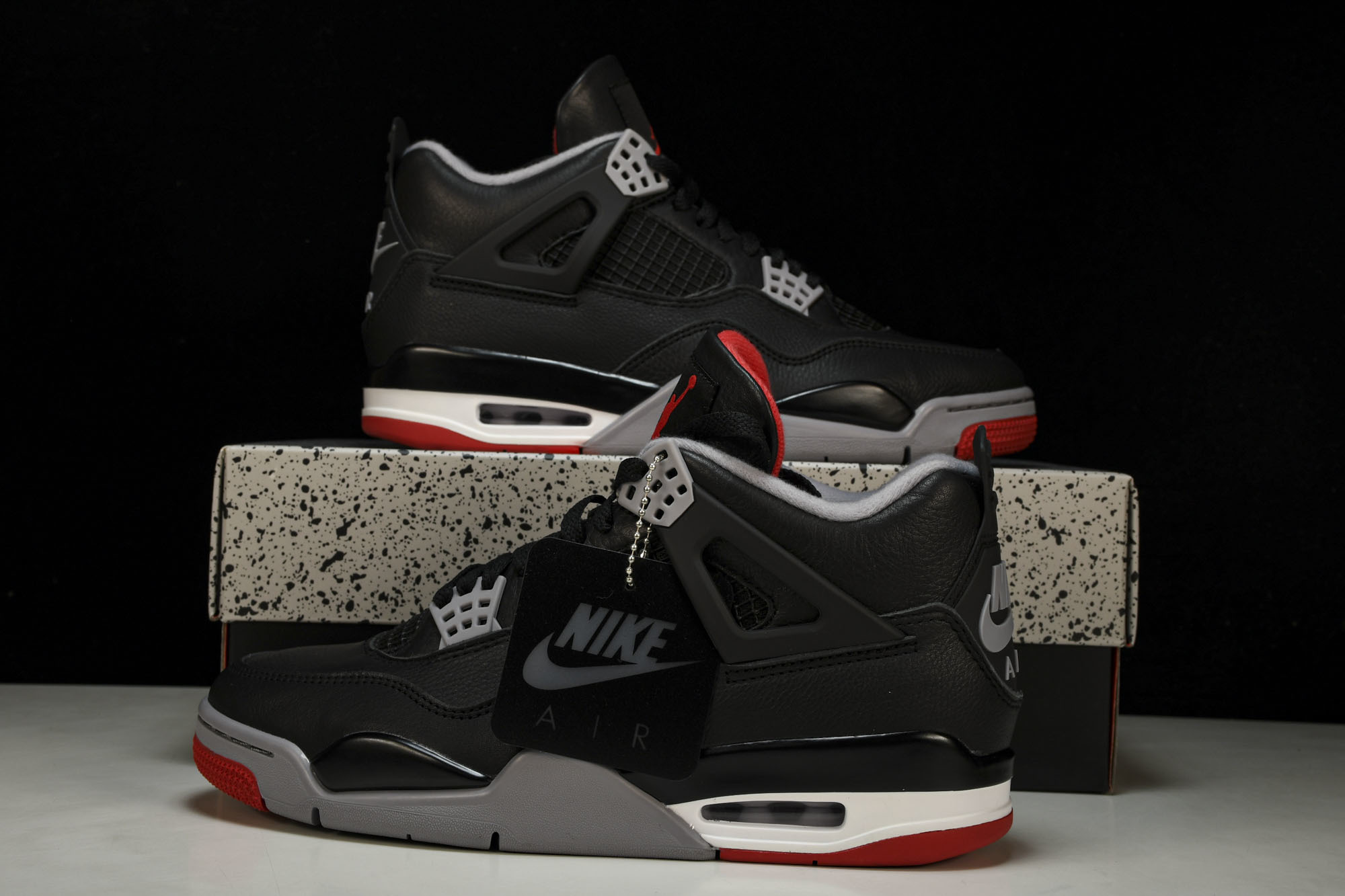 纯原原版 Air Jordan 4“Bred Reimagined”黑红 FV5029-006 #YZ001-1 40 纯原原版 Air Jordan 4“Bred Reimagined”黑红 FV5029-006 #YZ001-1 40