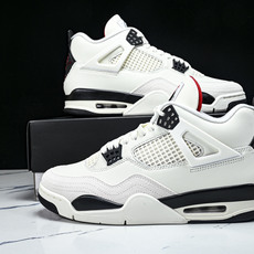 纯原原版 Air Jordan 4“Flight Club”Sail_Black-University Red 白黑灰 纯原原版 Air Jordan 4“Flight Club”Sail_Black-University Red 白黑灰