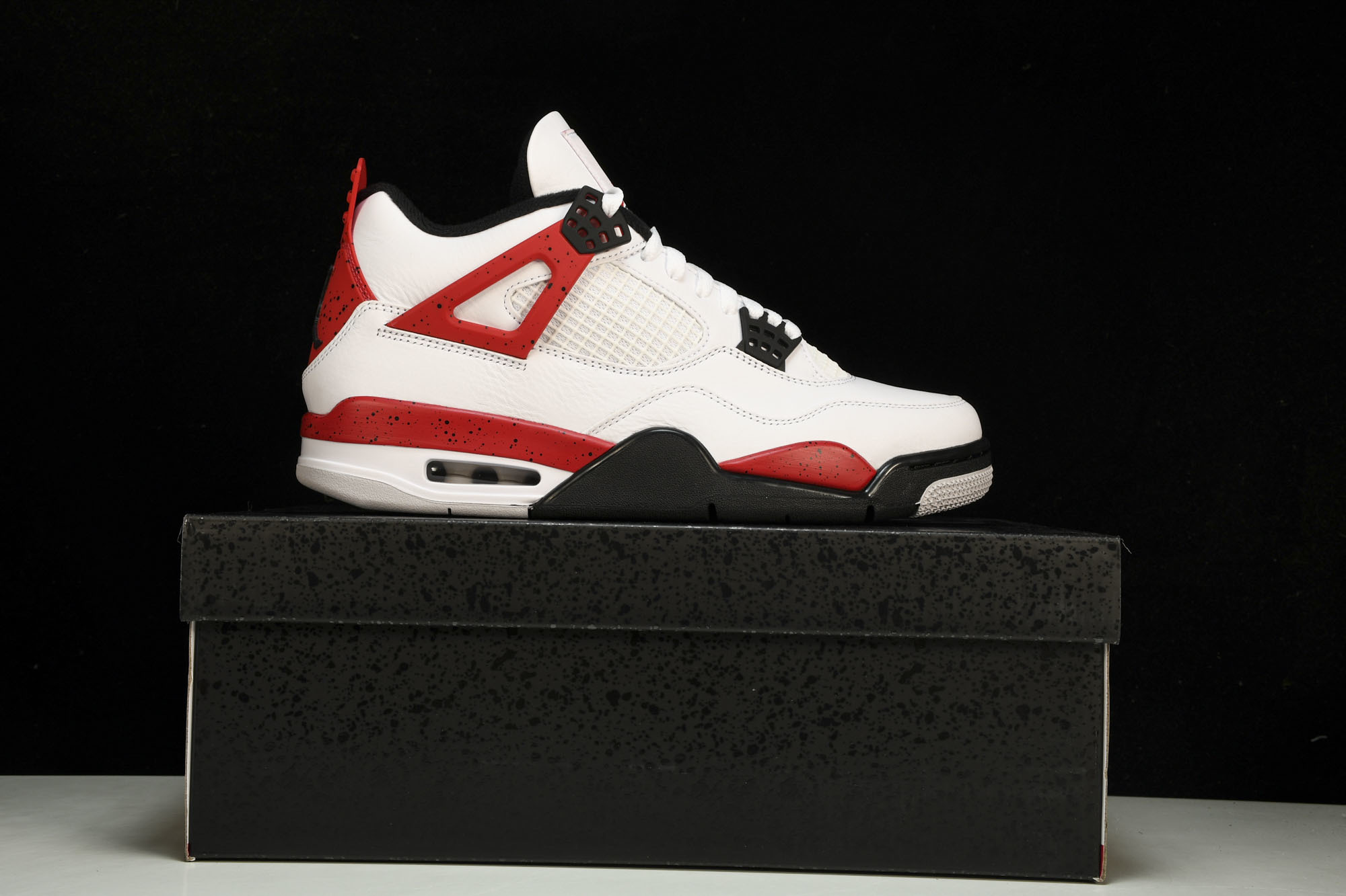 纯原原版 Air Jordan 4“Neutral Grey”白黑红 DH6927-161 #YZ001-1 40 40