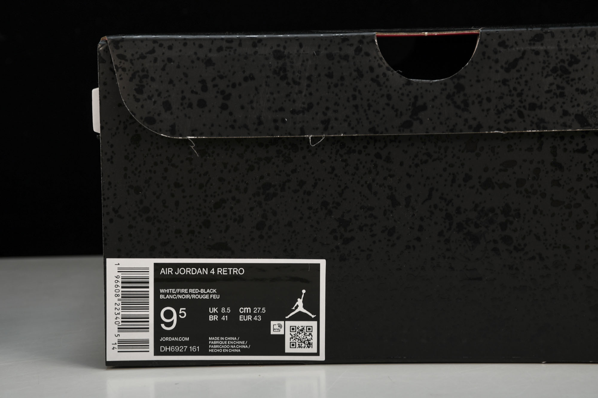纯原原版 Air Jordan 4“Neutral Grey”白黑红 DH6927-161 #YZ001-1 40 40