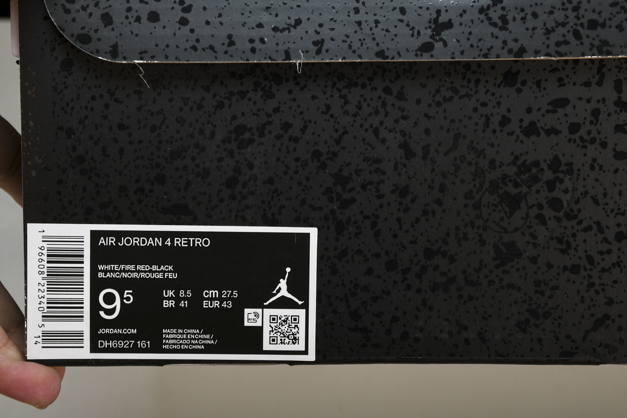 纯原原版 Air Jordan 4“Neutral Grey”白黑红 DH6927-161 #YZ001-1 40 40