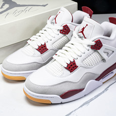 纯原原版 Nike SB x Air Jordan 4 OG _Varsity Red_ AJ4 乔4大学红 DR541 纯原原版 Nike SB x Air Jordan 4 OG _Varsity Red_ AJ4 乔4大学红 DR541