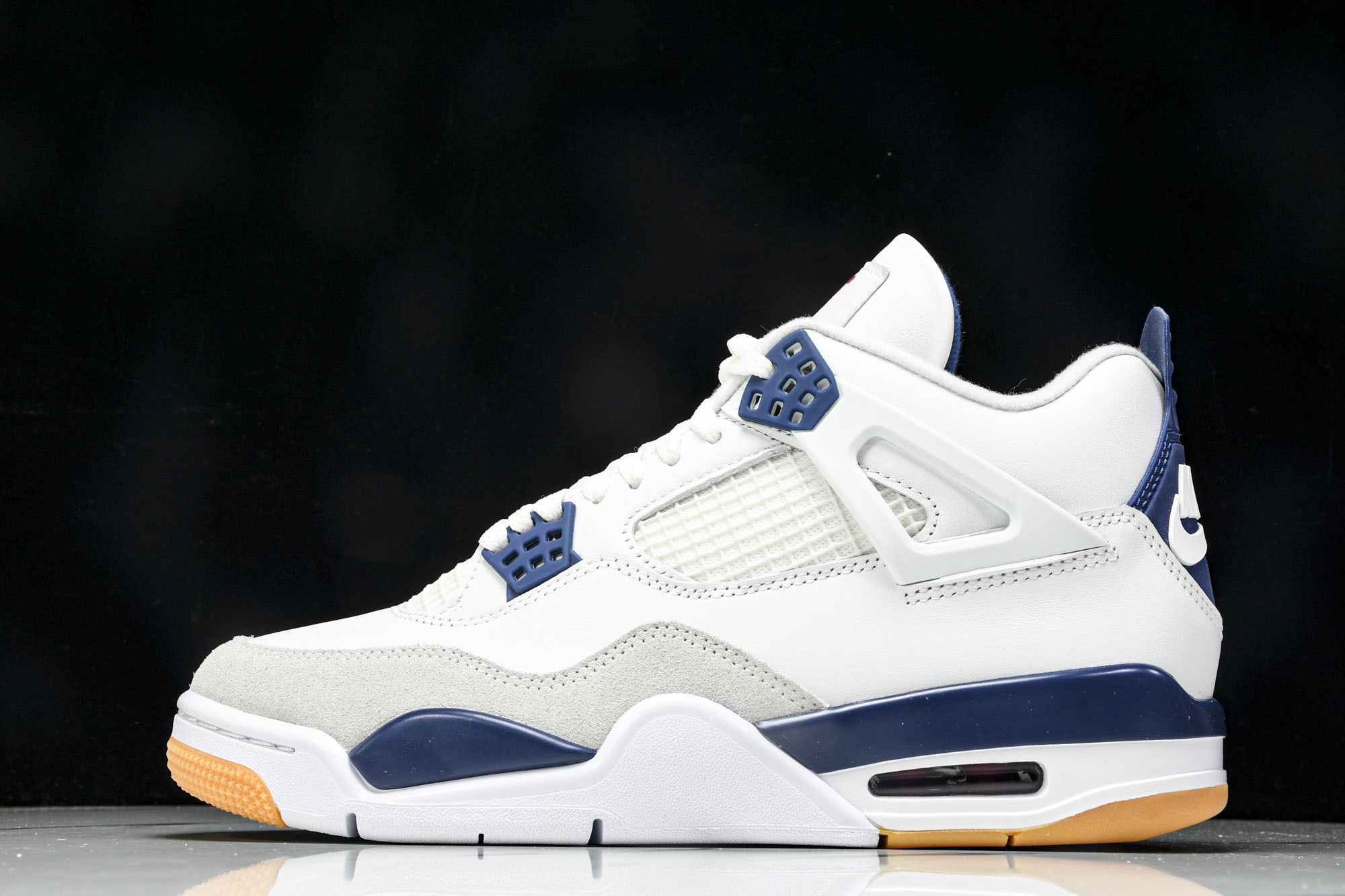 纯原原版 Nike SB x Air Jordan 4 “Navy”白蓝灰 DR5415-100 #YZ001-1 36
