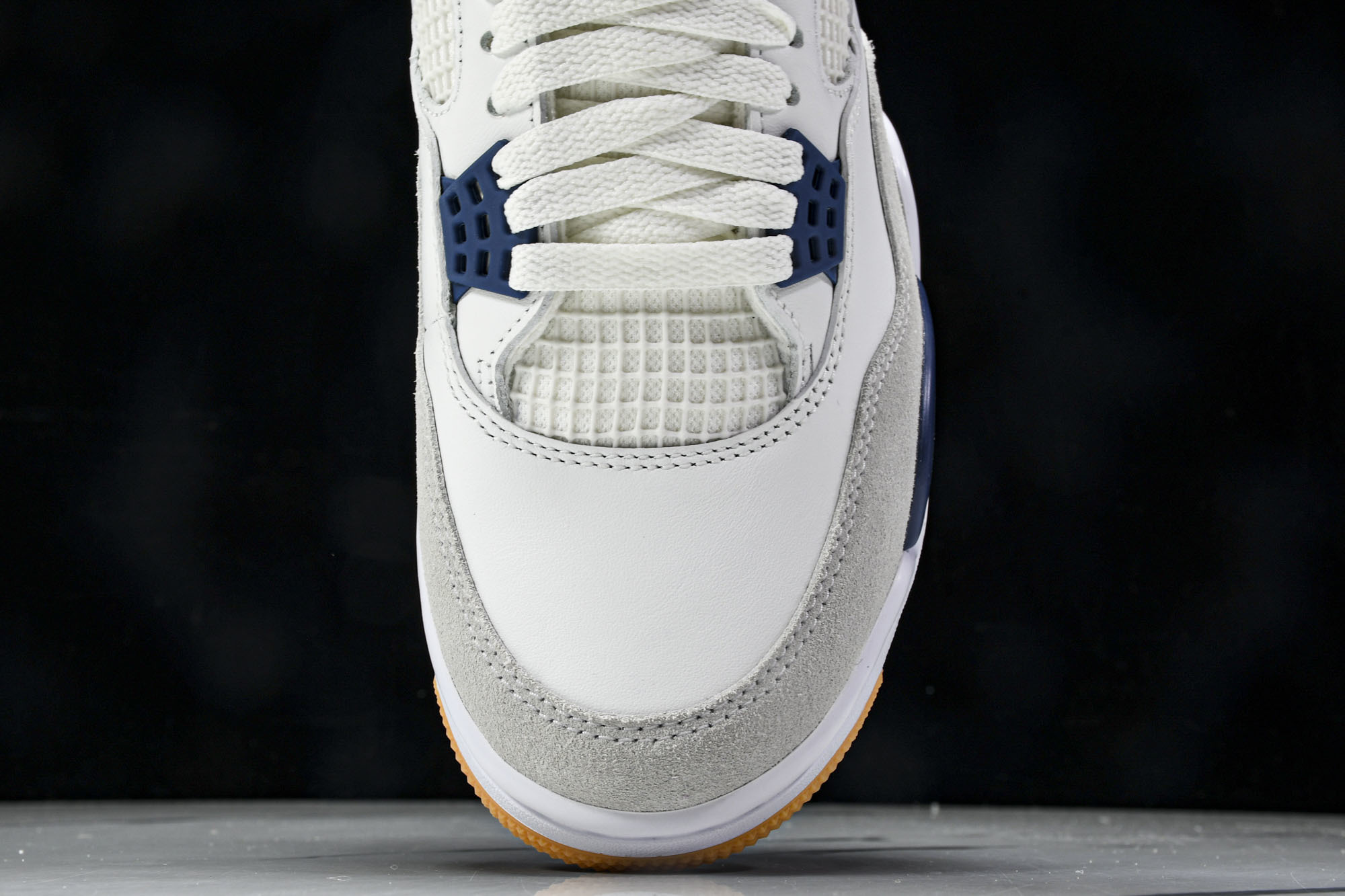 纯原原版 Nike SB x Air Jordan 4 “Navy”白蓝灰 DR5415-100 #YZ001-1 36
