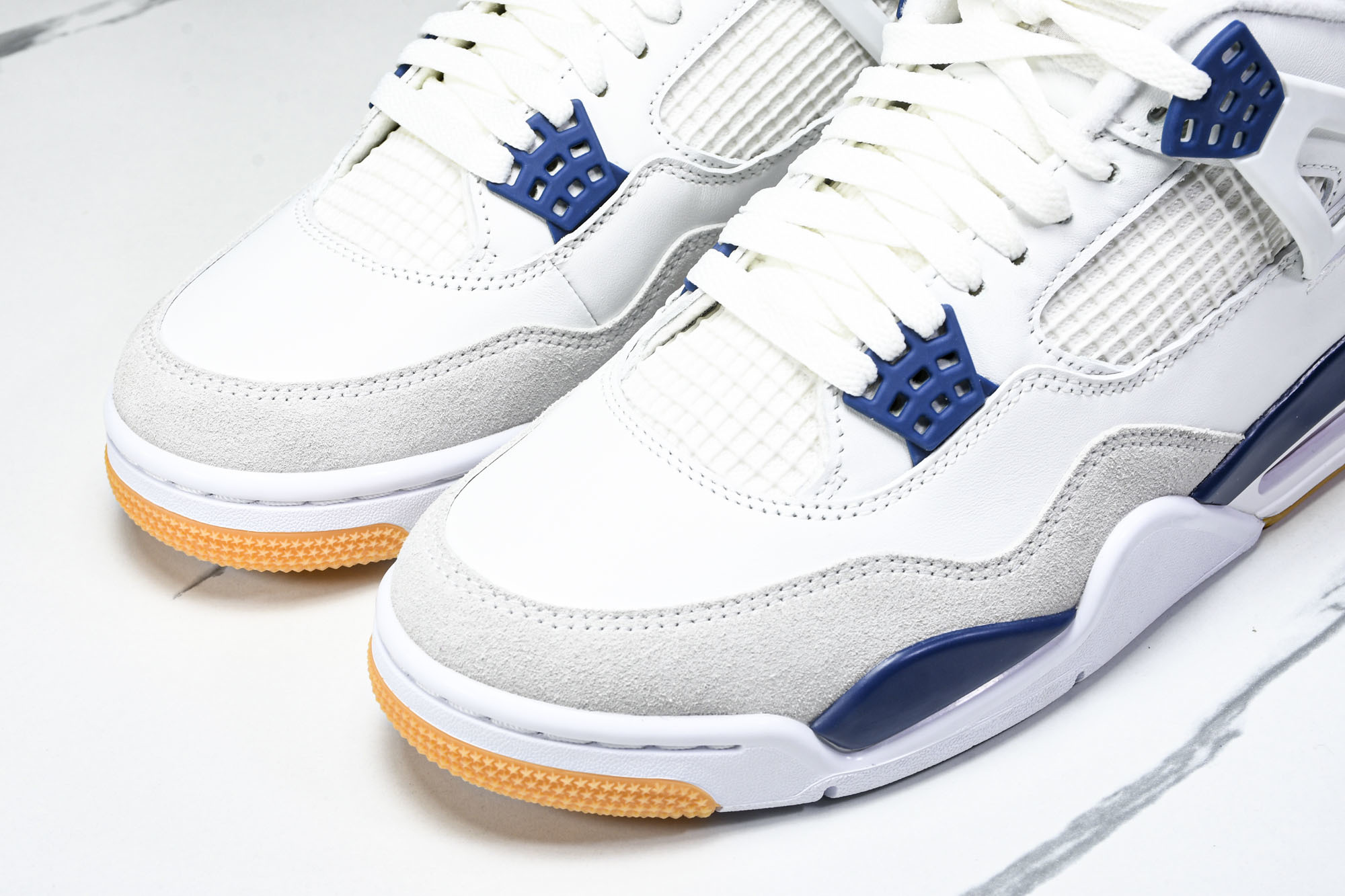 纯原原版 Nike SB x Air Jordan 4 “Navy”白蓝灰 DR5415-100 #YZ001-1 36