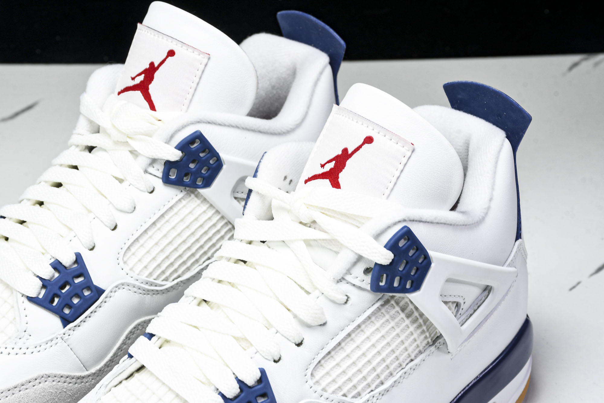 纯原原版 Nike SB x Air Jordan 4 “Navy”白蓝灰 DR5415-100 #YZ001-1 36