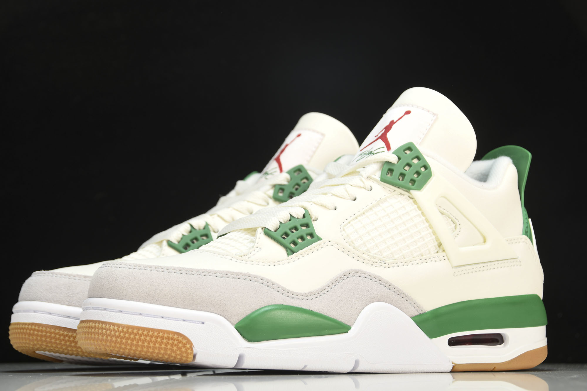 纯原原版 Nike SB x Air Jordan 4 “Pine Green” 绿松石 联名款 DR5415-103 