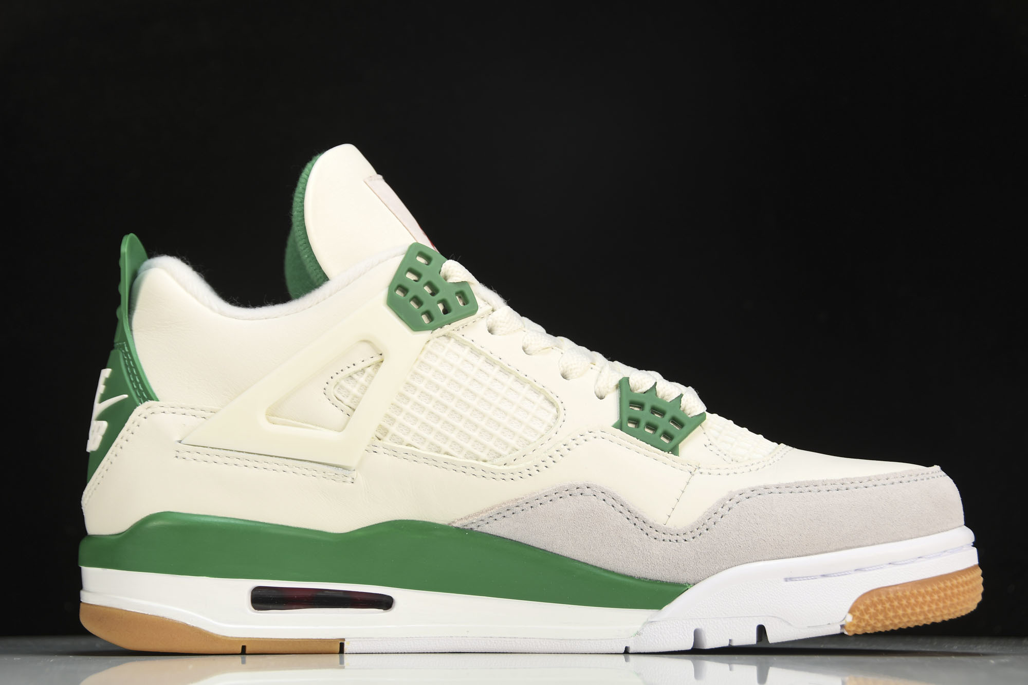 纯原原版 Nike SB x Air Jordan 4 “Pine Green” 绿松石 联名款 DR5415-103 