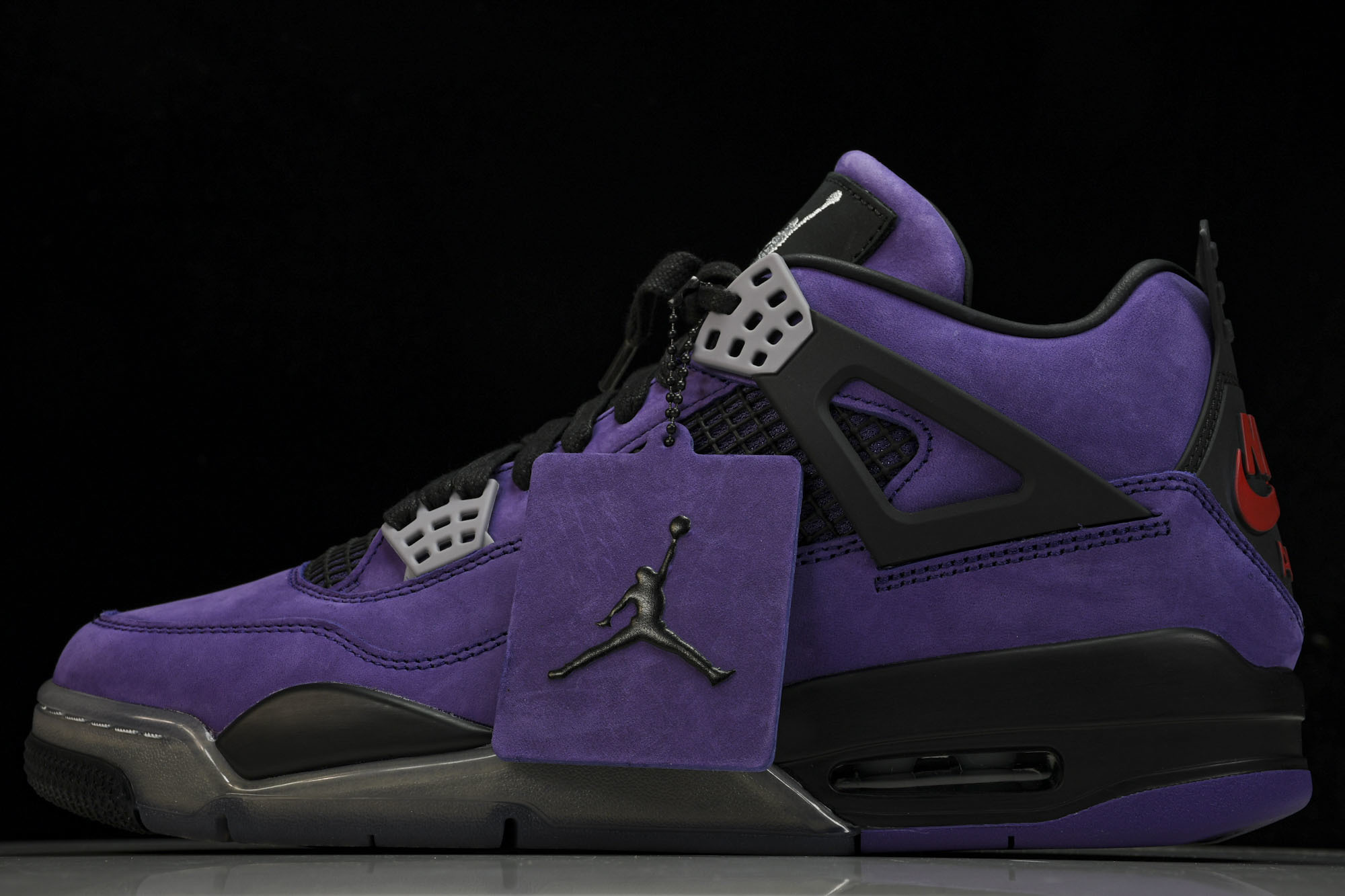 纯原原版 Travis Scott x Air Jordan 4 Retro Purple 紫色 AJ4- #YZ001
