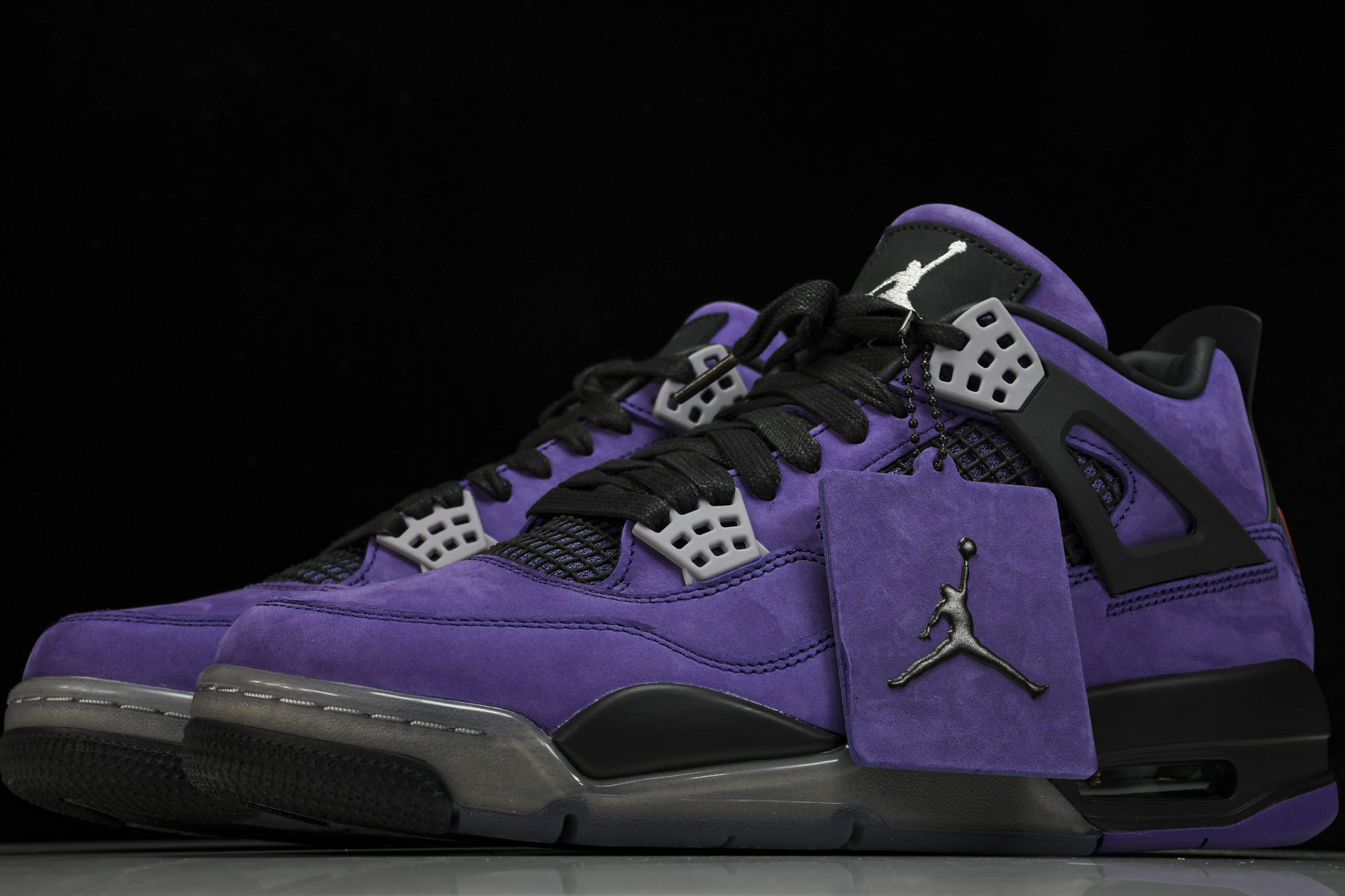 纯原原版 Travis Scott x Air Jordan 4 Retro Purple 紫色 AJ4- #YZ001 纯原原版 Travis Scott x Air Jordan 4 Retro Purple 紫色 AJ4- #YZ001
