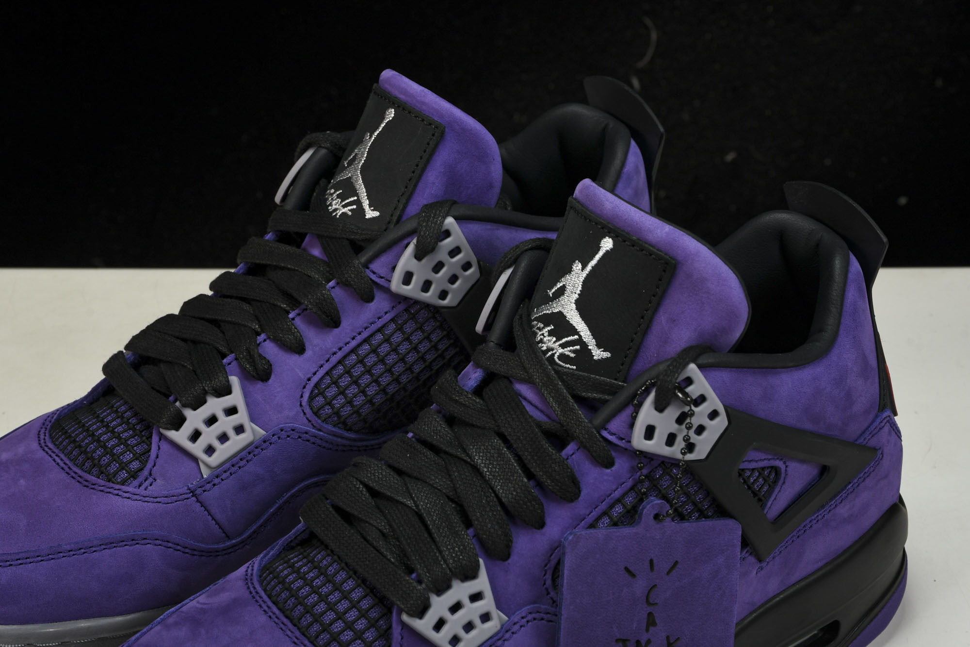 纯原原版 Travis Scott x Air Jordan 4 Retro Purple 紫色 AJ4- #YZ001 纯原原版 Travis Scott x Air Jordan 4 Retro Purple 紫色 AJ4- #YZ001
