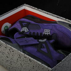 纯原原版 Travis Scott x Air Jordan 4 Retro Purple 紫色 AJ4- #YZ001 纯原原版 Travis Scott x Air Jordan 4 Retro Purple 紫色 AJ4- #YZ001