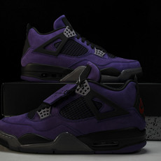 纯原原版 Travis Scott x Air Jordan 4 Retro Purple 紫色 AJ4- #YZ001 纯原原版 Travis Scott x Air Jordan 4 Retro Purple 紫色 AJ4- #YZ001