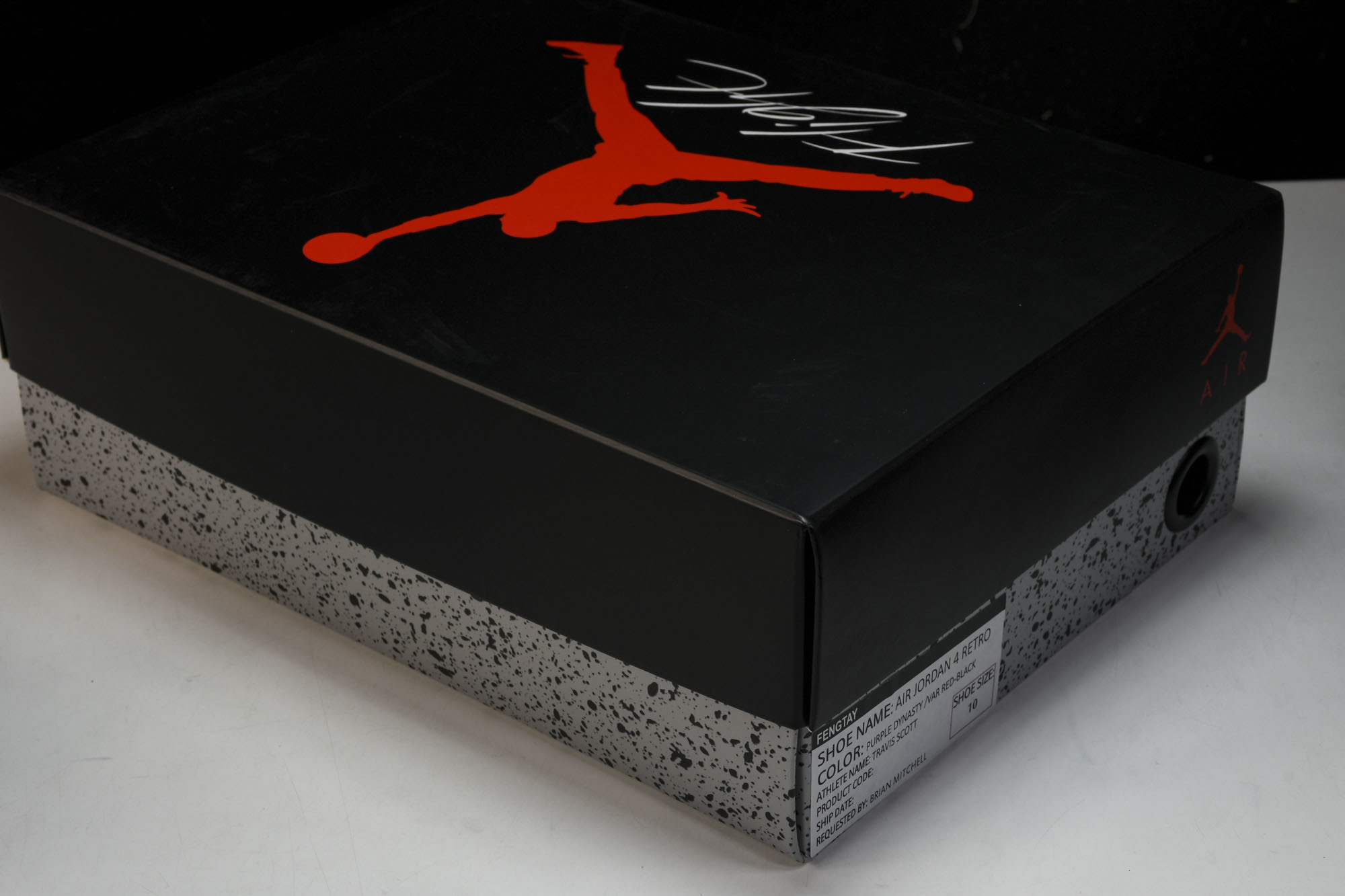 纯原原版 Travis Scott x Air Jordan 4 Retro Purple 紫色 AJ4- #YZ001 纯原原版 Travis Scott x Air Jordan 4 Retro Purple 紫色 AJ4- #YZ001