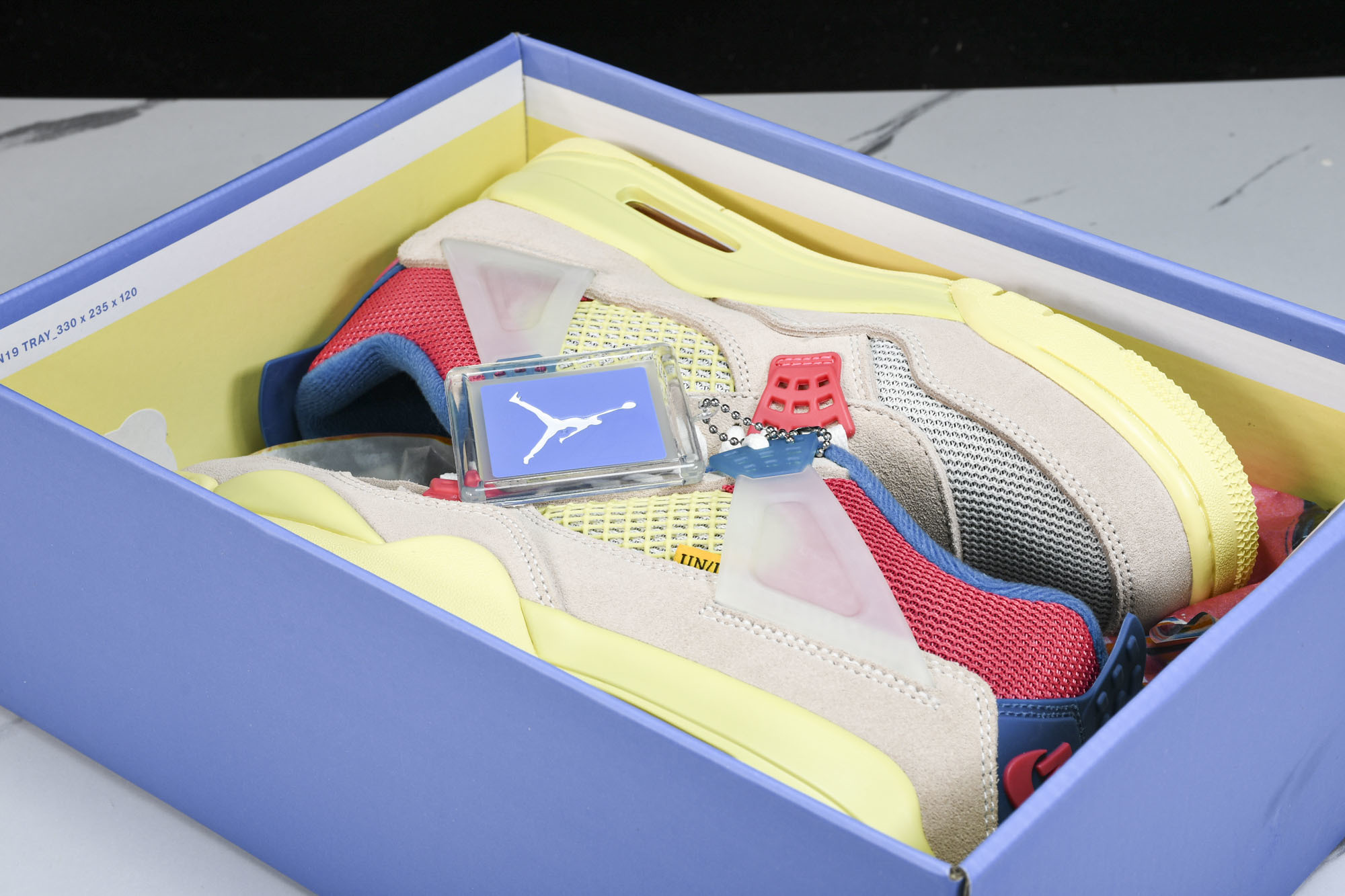 纯原原版 Union LA x Air Jordan 4 Retro SP“Guava Ice”粉红蓝 DC9533-8