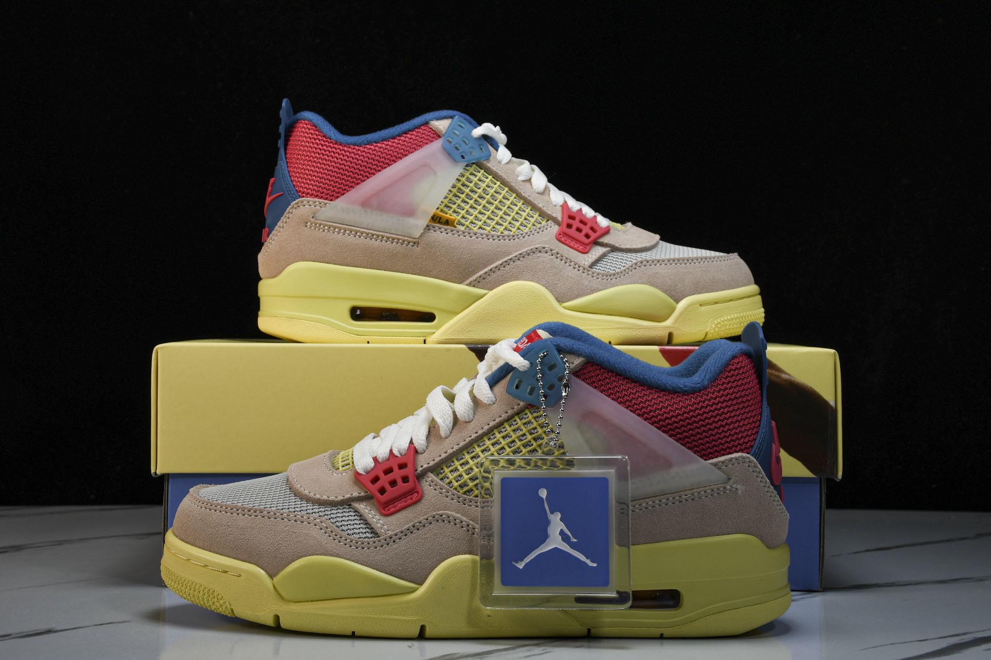 纯原原版 Union LA x Air Jordan 4 Retro SP“Guava Ice”粉红蓝 DC9533-8