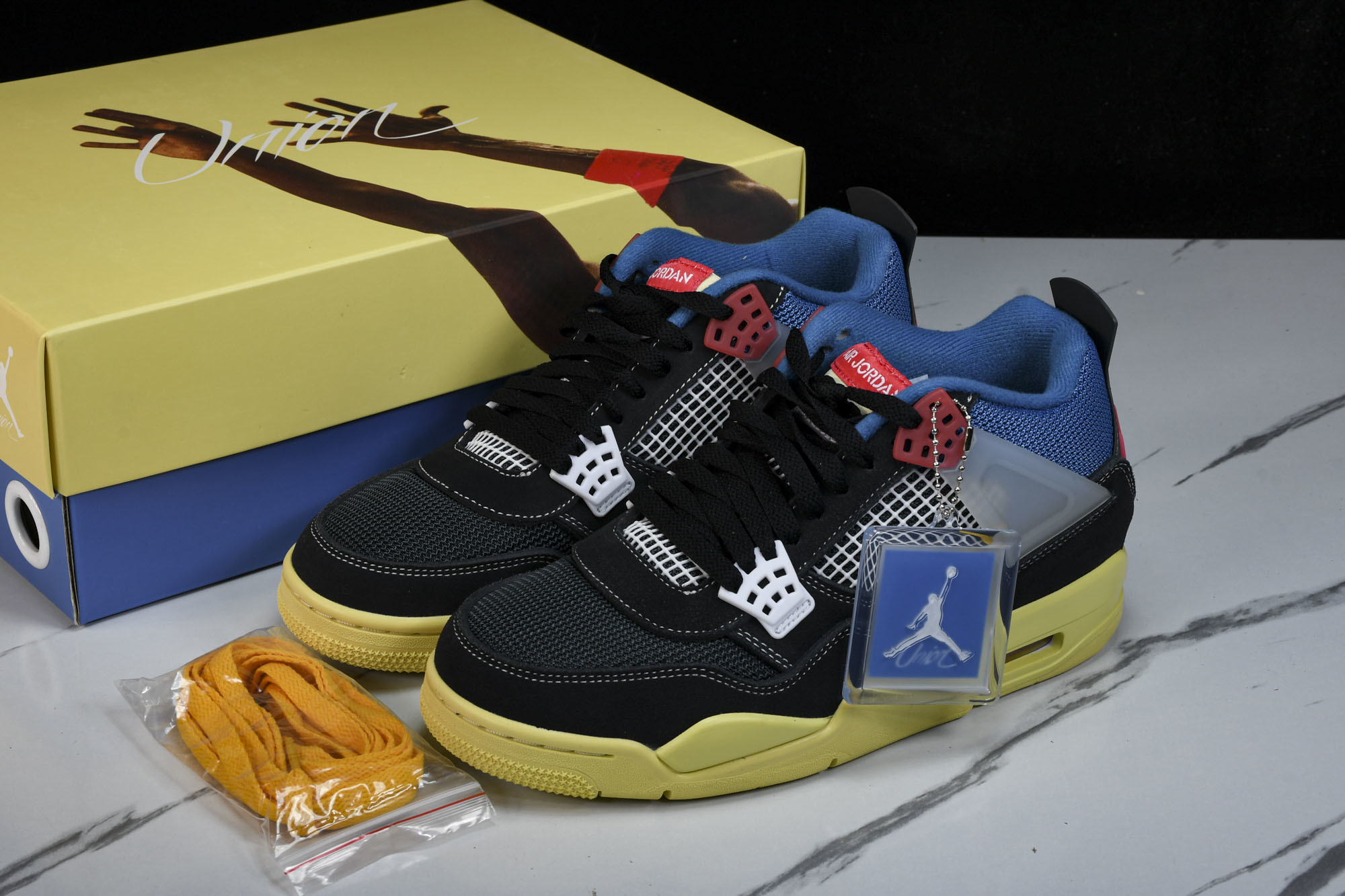 纯原原版 Union LA x Air Jordan 4 Retro SP“Off Noir”UNLA联名 黑蓝 DC9 纯原原版 Union LA x Air Jordan 4 Retro SP“Off Noir”UNLA联名 黑蓝 DC9