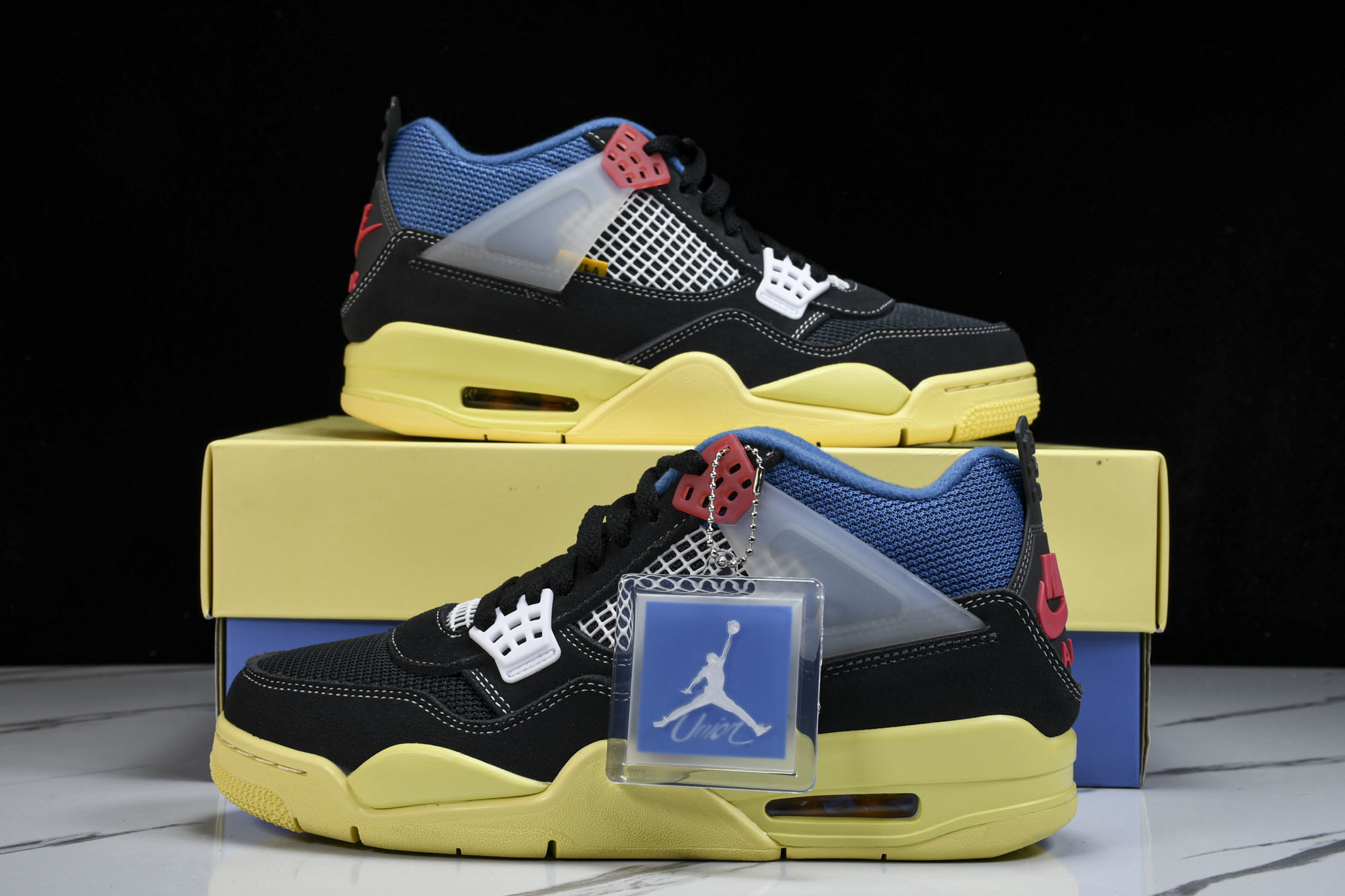 纯原原版 Union LA x Air Jordan 4 Retro SP“Off Noir”UNLA联名 黑蓝 DC9 纯原原版 Union LA x Air Jordan 4 Retro SP“Off Noir”UNLA联名 黑蓝 DC9