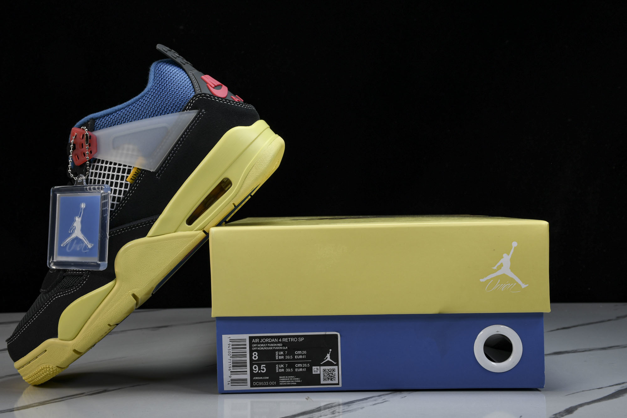 纯原原版 Union LA x Air Jordan 4 Retro SP“Off Noir”UNLA联名 黑蓝 DC9 纯原原版 Union LA x Air Jordan 4 Retro SP“Off Noir”UNLA联名 黑蓝 DC9