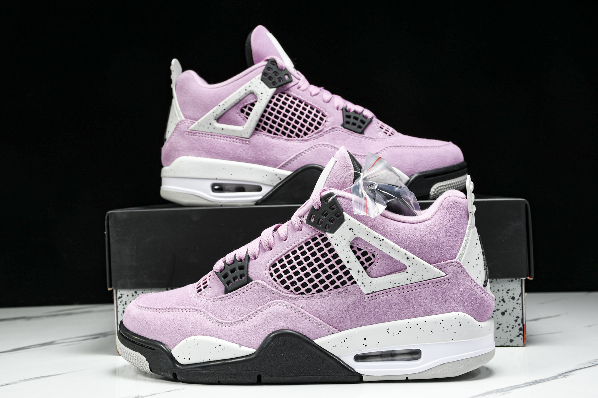 纯原原版 WMNS AIR JORDAN 4 RETRO “Orchid” 猛男粉色 AQ9129-501 #YZ001