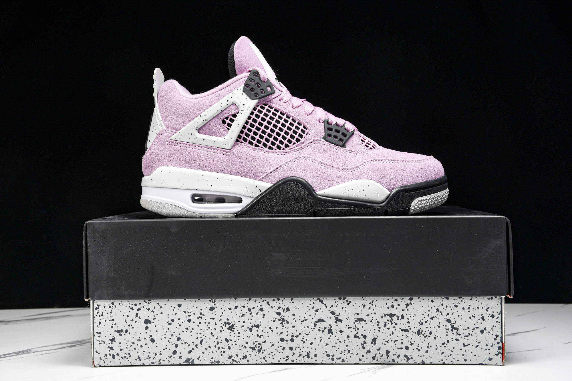 纯原原版 WMNS AIR JORDAN 4 RETRO “Orchid” 猛男粉色 AQ9129-501 #YZ001