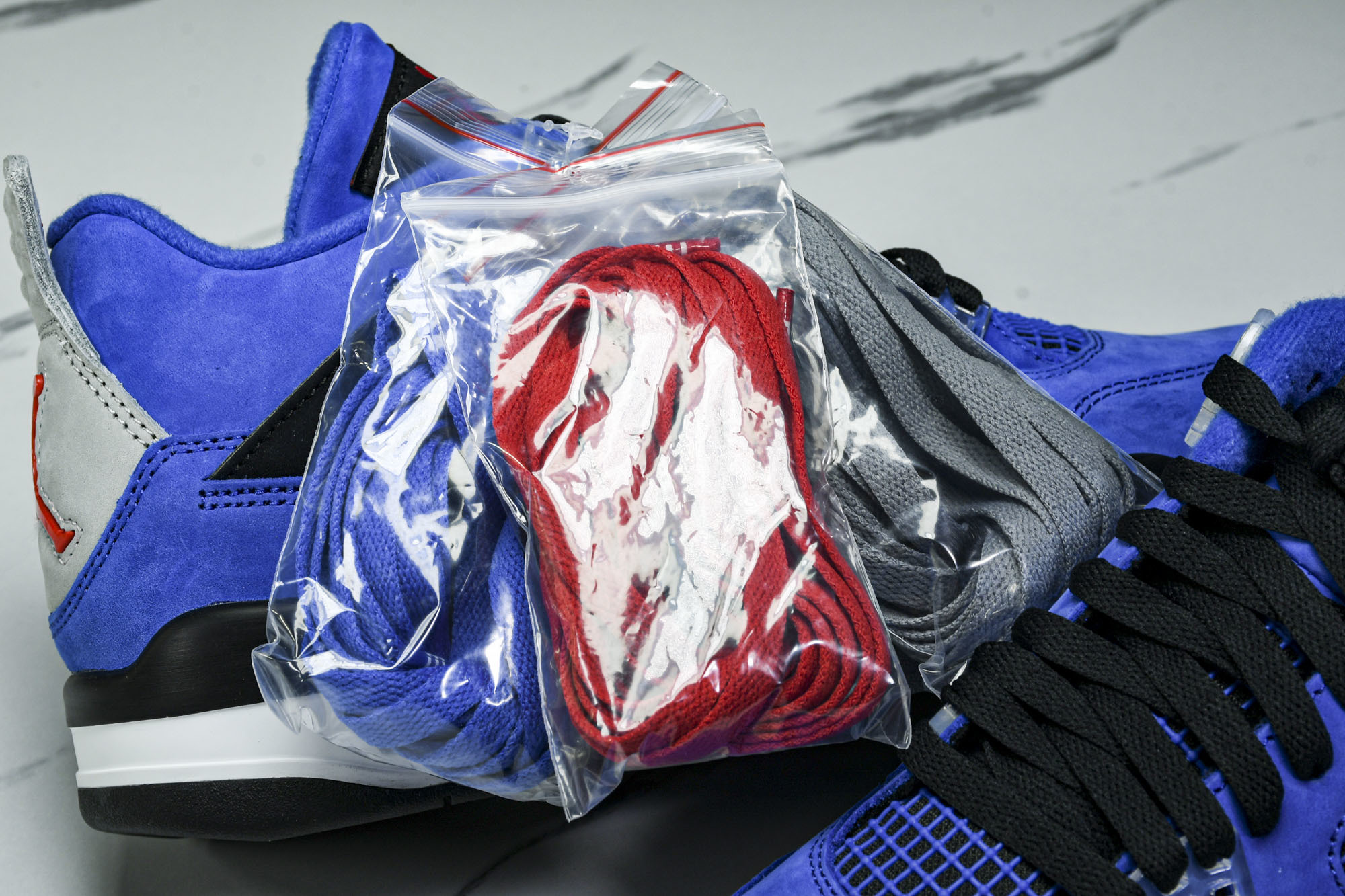 纯原原版 Air Jordan 4 Retro 蓝色 - #YZ001-1 40 40.5 41 42 42.5 43 