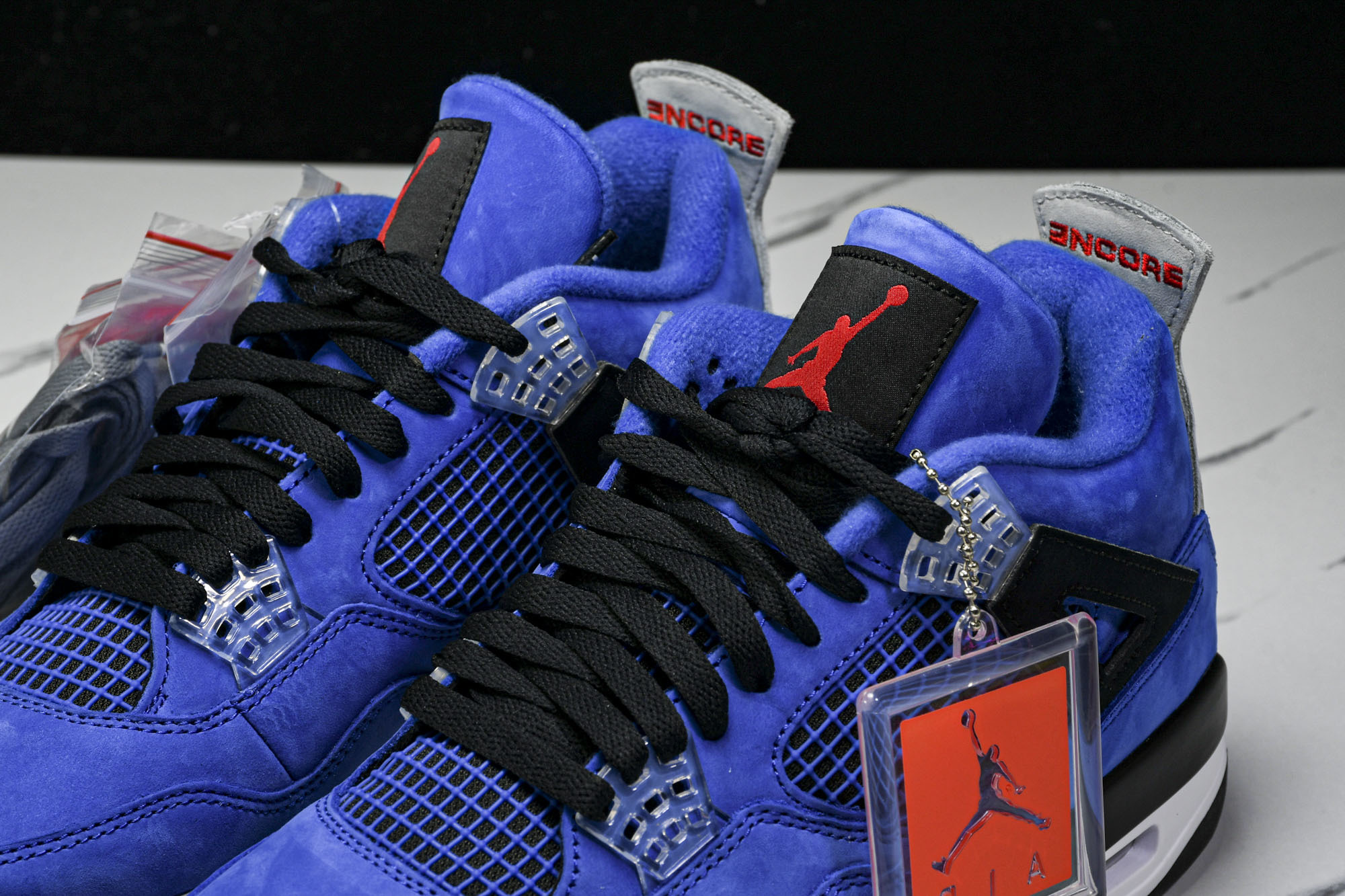 纯原原版 Air Jordan 4 Retro 蓝色 - #YZ001-1 40 40.5 41 42 42.5 43 