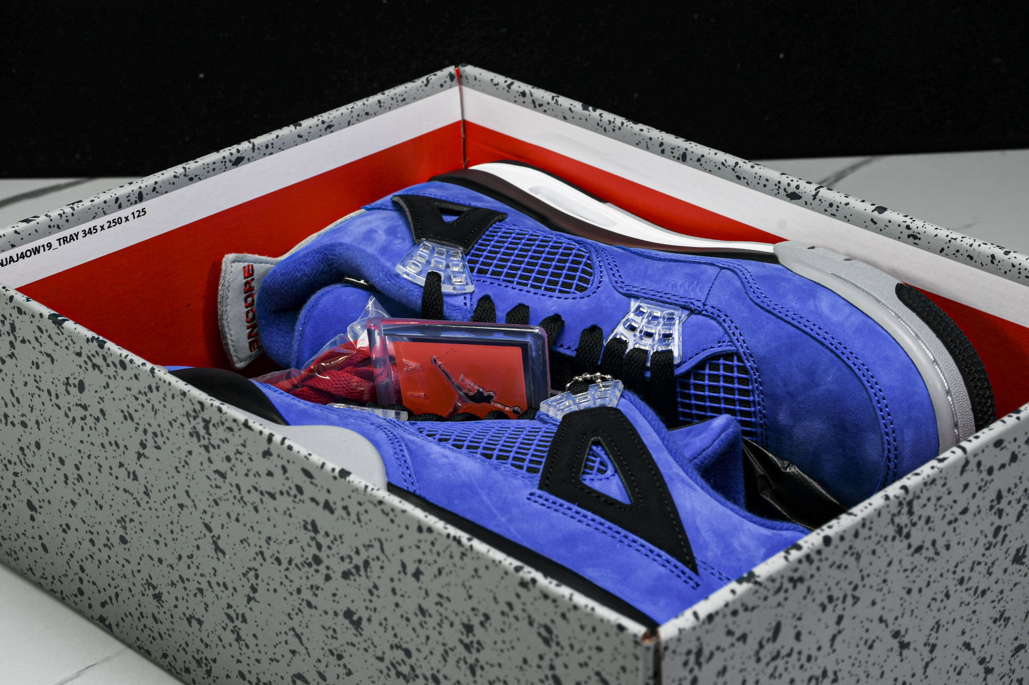 纯原原版 Air Jordan 4 Retro 蓝色 - #YZ001-1 40 40.5 41 42 42.5 43 