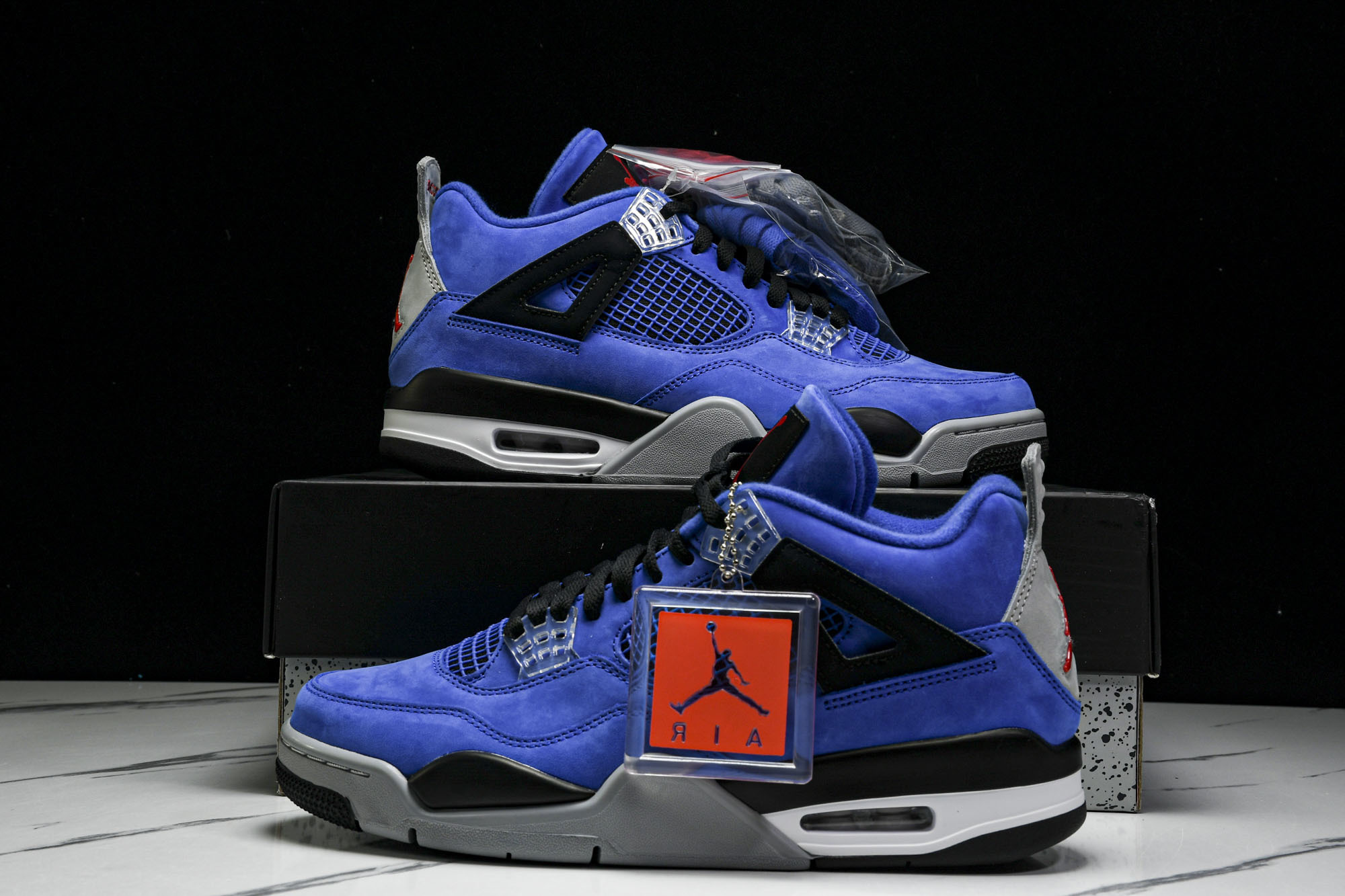 纯原原版 Air Jordan 4 Retro 蓝色 - #YZ001-1 40 40.5 41 42 42.5 43 