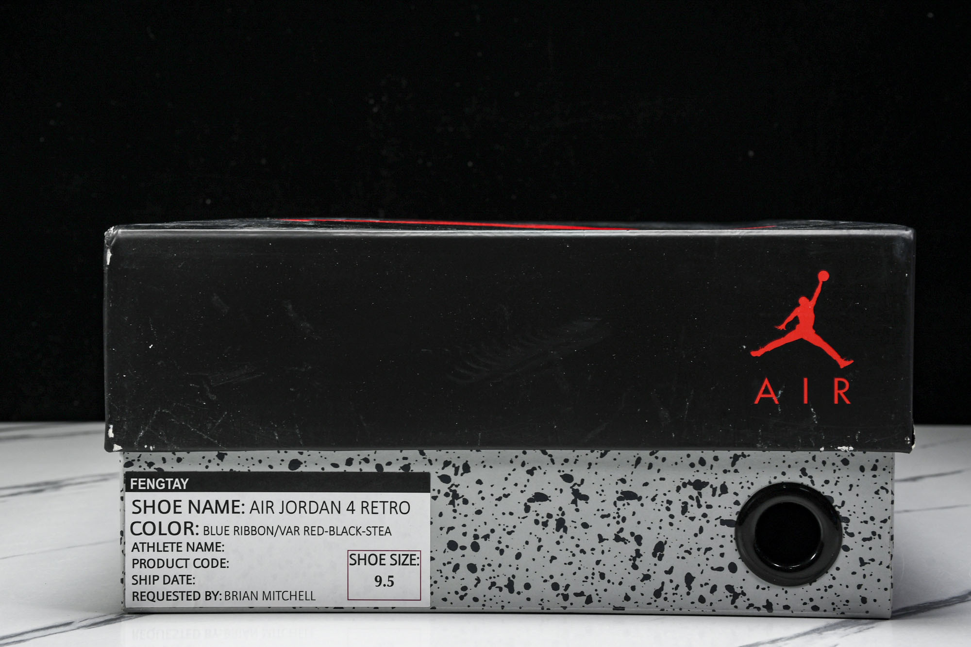 纯原原版 Air Jordan 4 Retro 蓝色 - #YZ001-1 40 40.5 41 42 42.5 43 