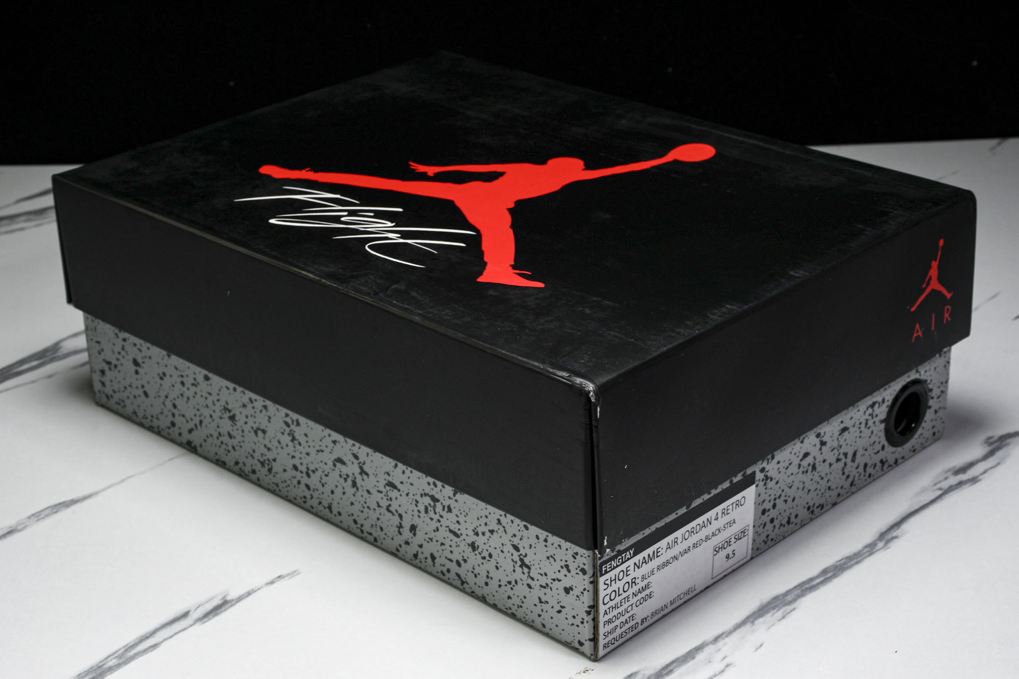 纯原原版 Air Jordan 4 Retro 蓝色 - #YZ001-1 40 40.5 41 42 42.5 43 